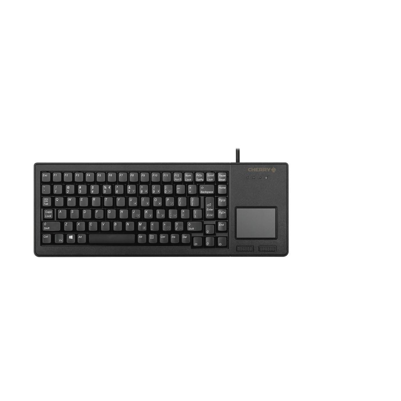 Cherry G84-5500LUMEU-2 Tastatur (Kompakte Tastatur mit Touchpad, mechanische Switches, USB)