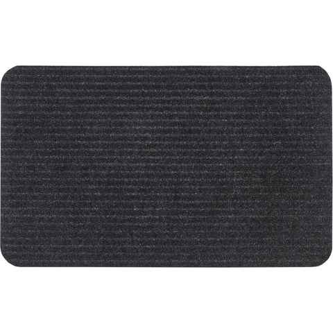 Fußmatte Ribbed Mat, HANSE Home, rechteckig, Höhe: 4 mm, Schmutzfangmatte, rutschfest, waschbar, wetterfest, Innen, Außen, Flur