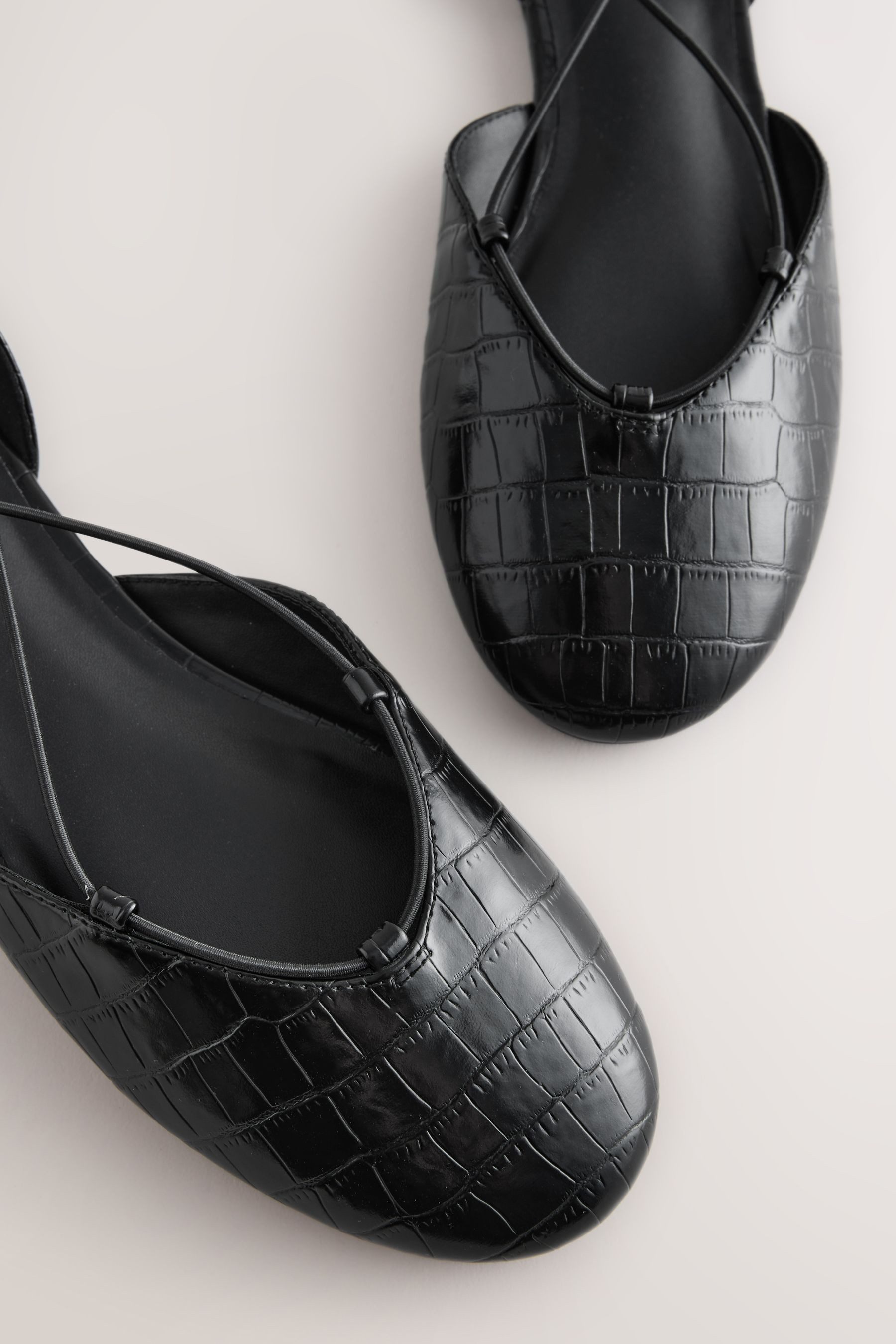 Next Forever Comfort® flache Ghillie-Schuhe Ballerina