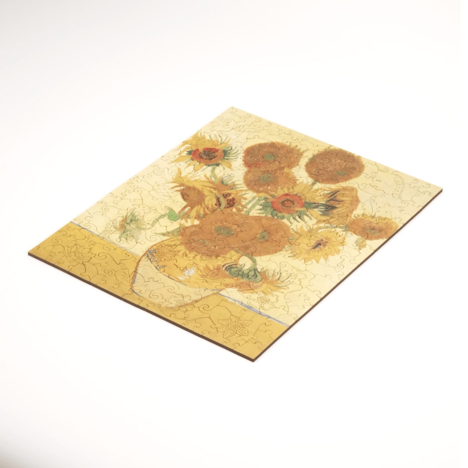 MagicHolz Puzzle Sonnenblumen Vincent van Gogh Holzpuzzle (2D), 250 Puzzleteile, Künstler: Vincent van Gogh
