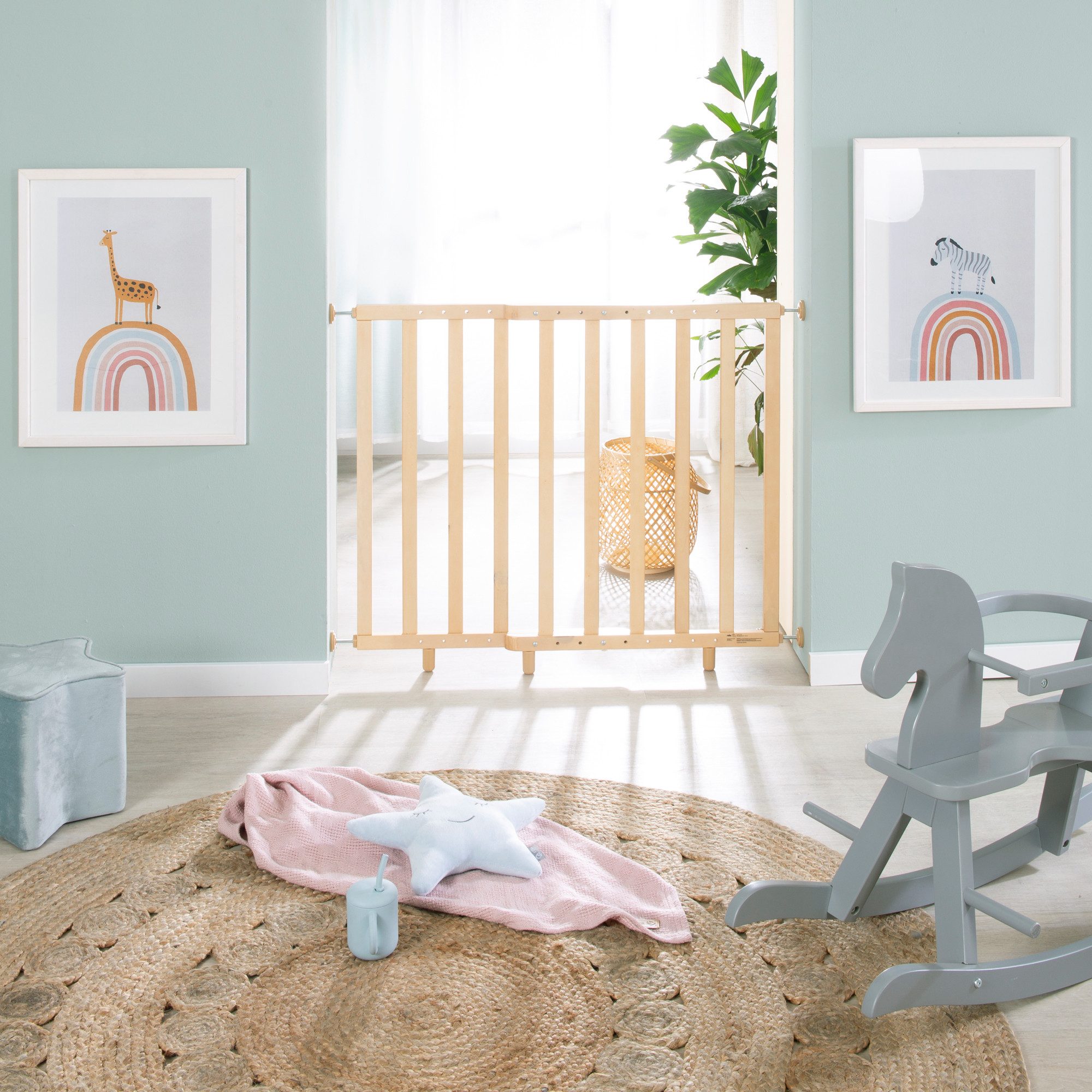 roba® Türschutzgitter zum Klemmen, Treppengitter für Kinder & Haustiere günstig online kaufen