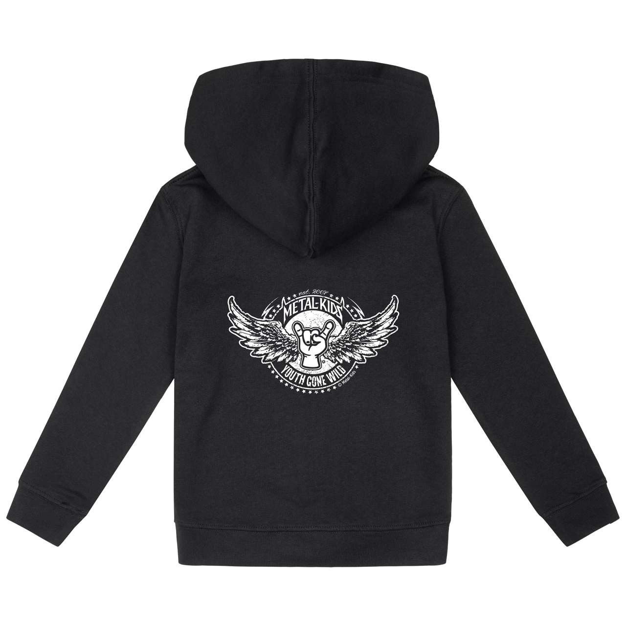 Metal Kids Kapuzensweatjacke mit Youth gone wild Aufdruck für Kinder von 2–14 Jahren