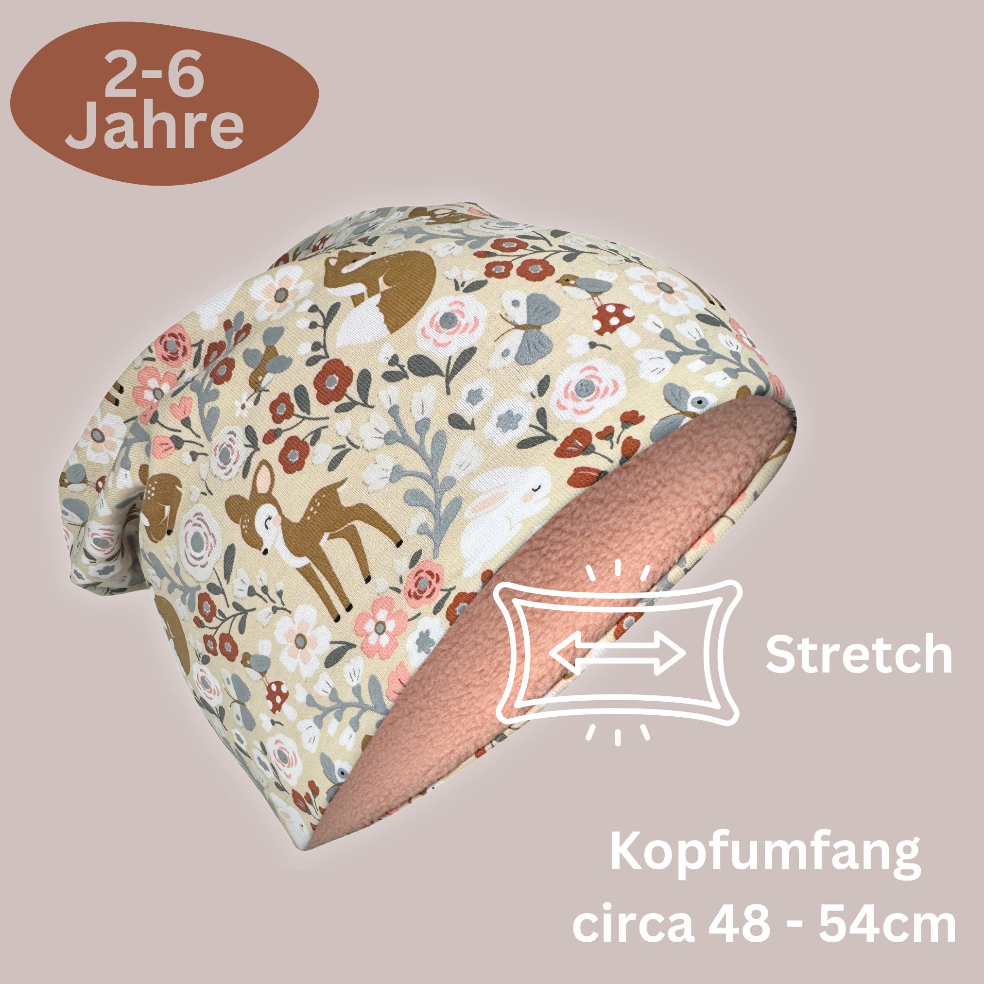 HECKBO Beanie 360° Reflektor Kinder Beanie Mütze & Loop Schal Set – Bild 3 von 5