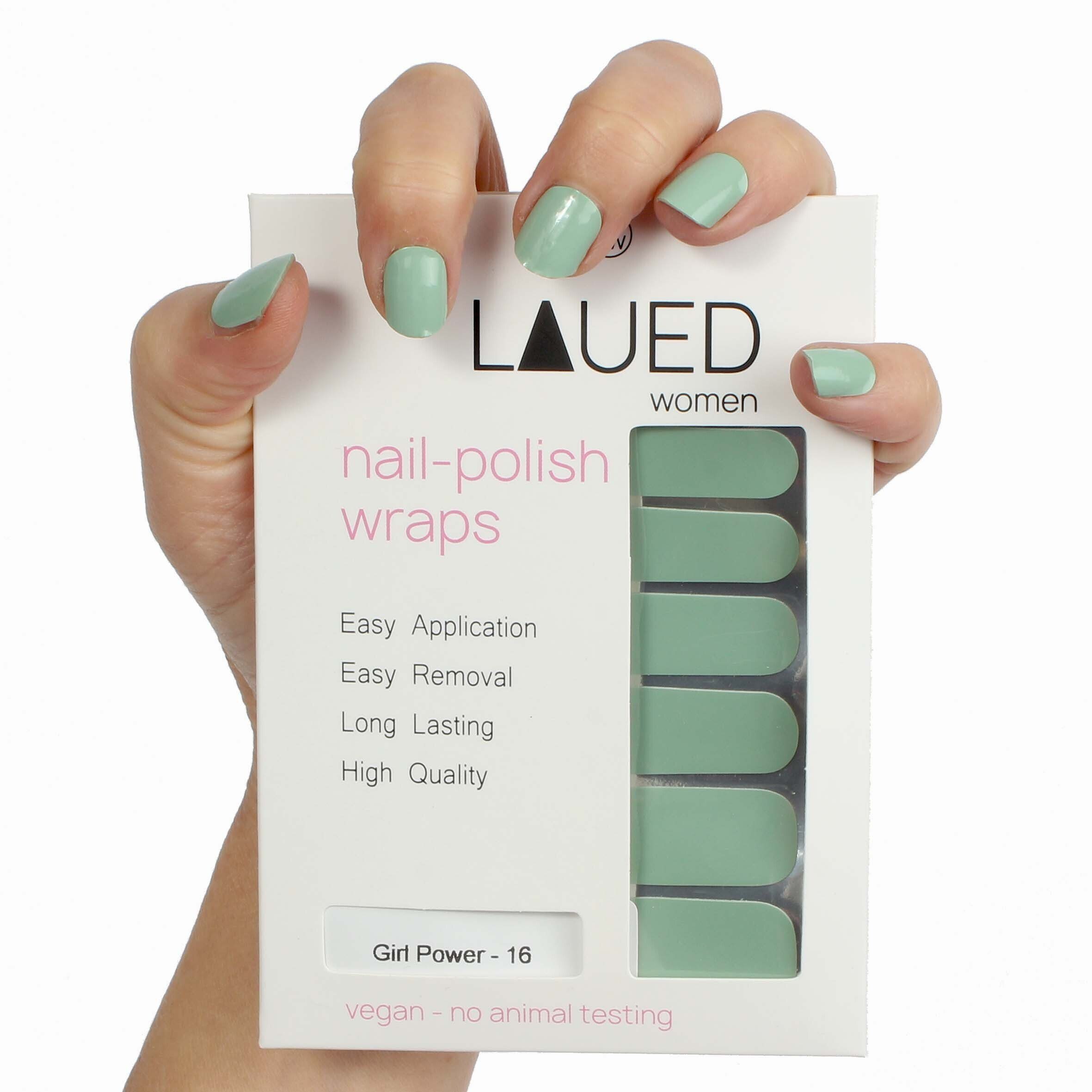 Vargu Nageldesign Zubehör solid green, aus zertifizierter Produktion (SGS / SEDEX) und Material (FSC)