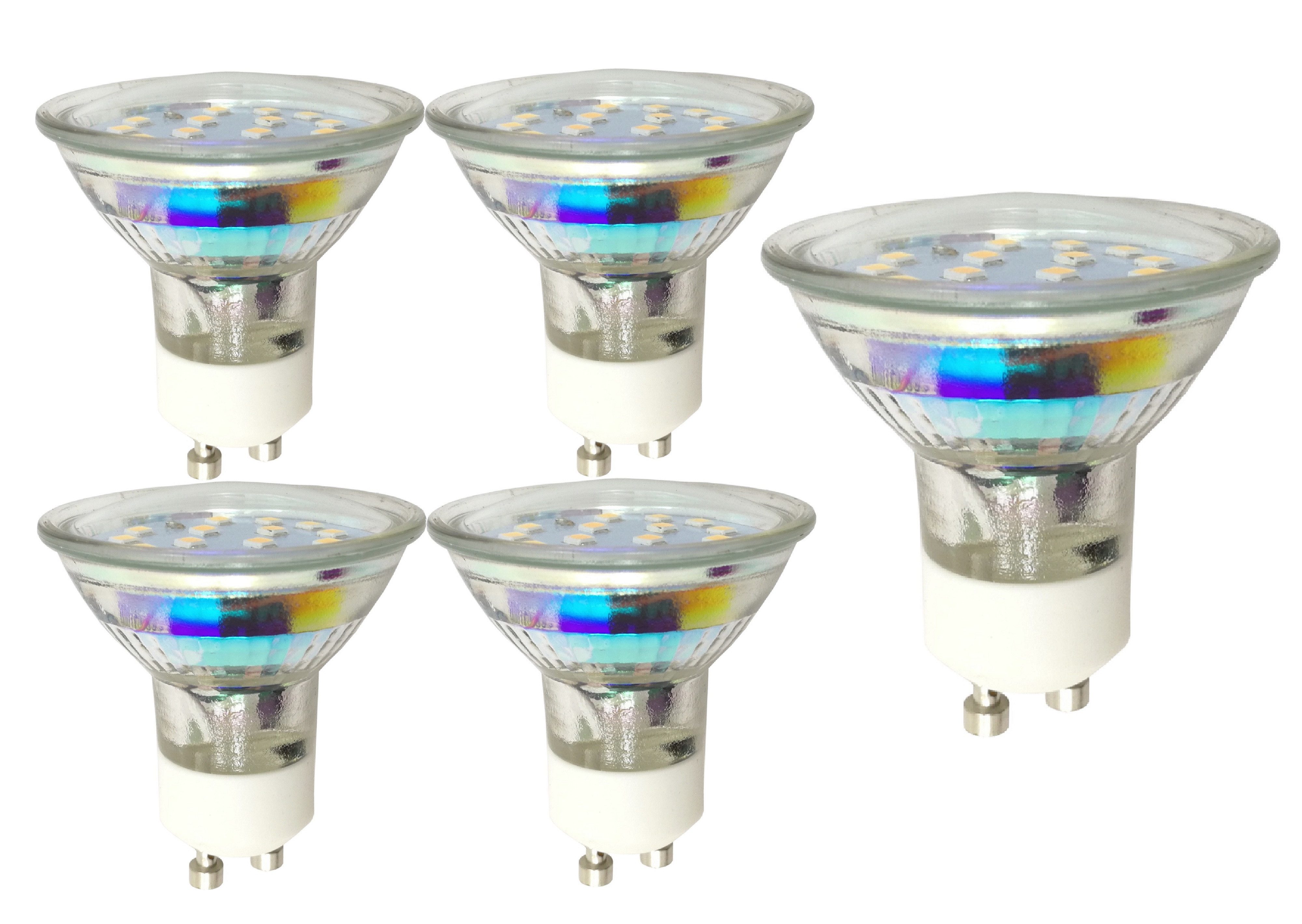 TRANGO LED-Leuchtmittel, 5er Pack GU1015SD-5 dimmbare günstig online kaufen