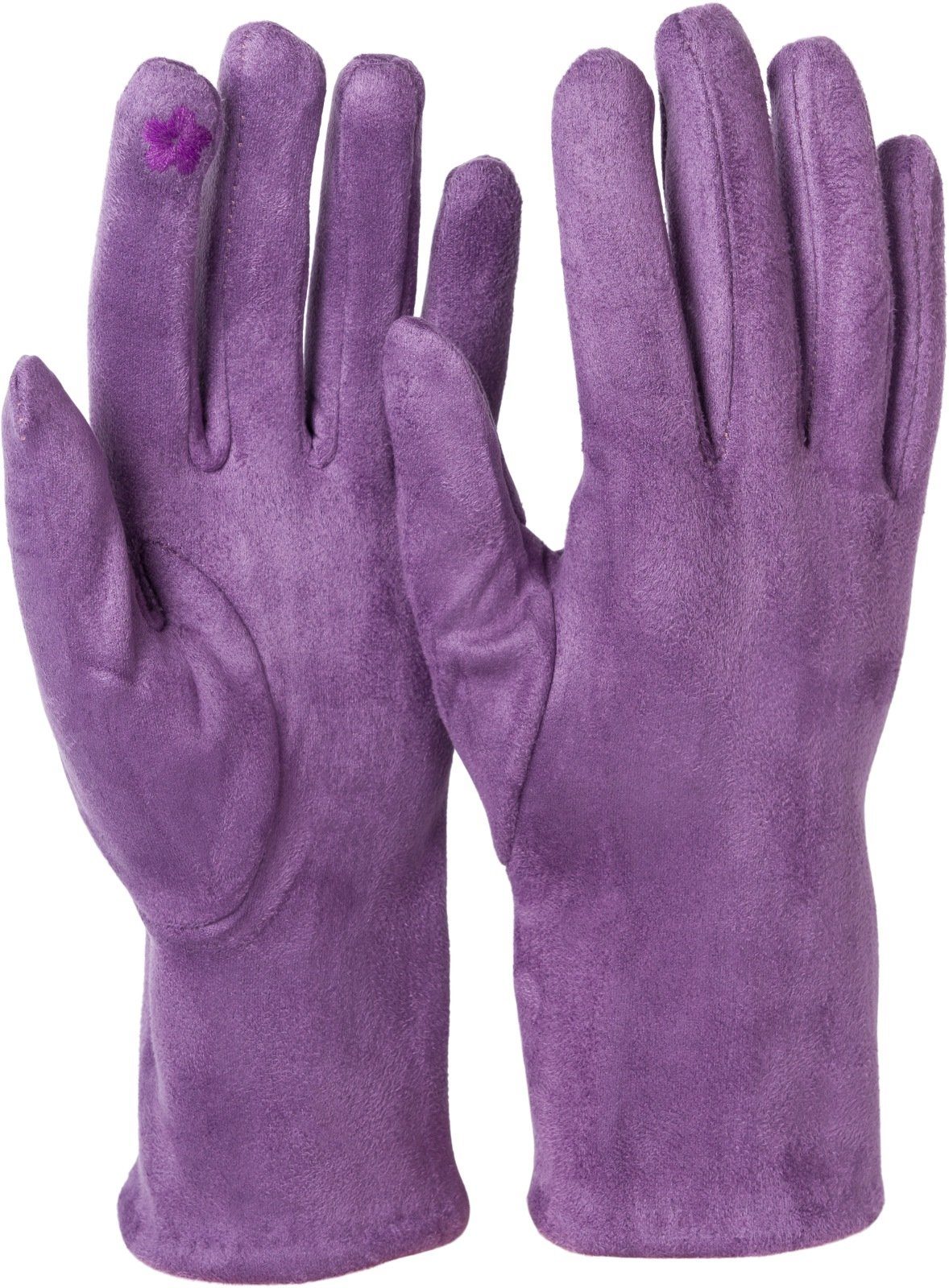styleBREAKER Strickhandschuhe Touchscreen Stoff Handschuhe mit abnehmbarer günstig online kaufen
