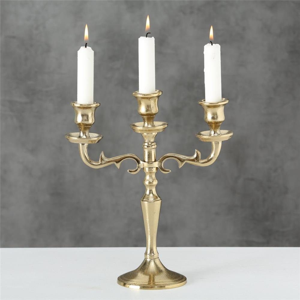 BOLTZE Kerzenleuchter Varas, Gold, 3-armig, aus günstig online kaufen