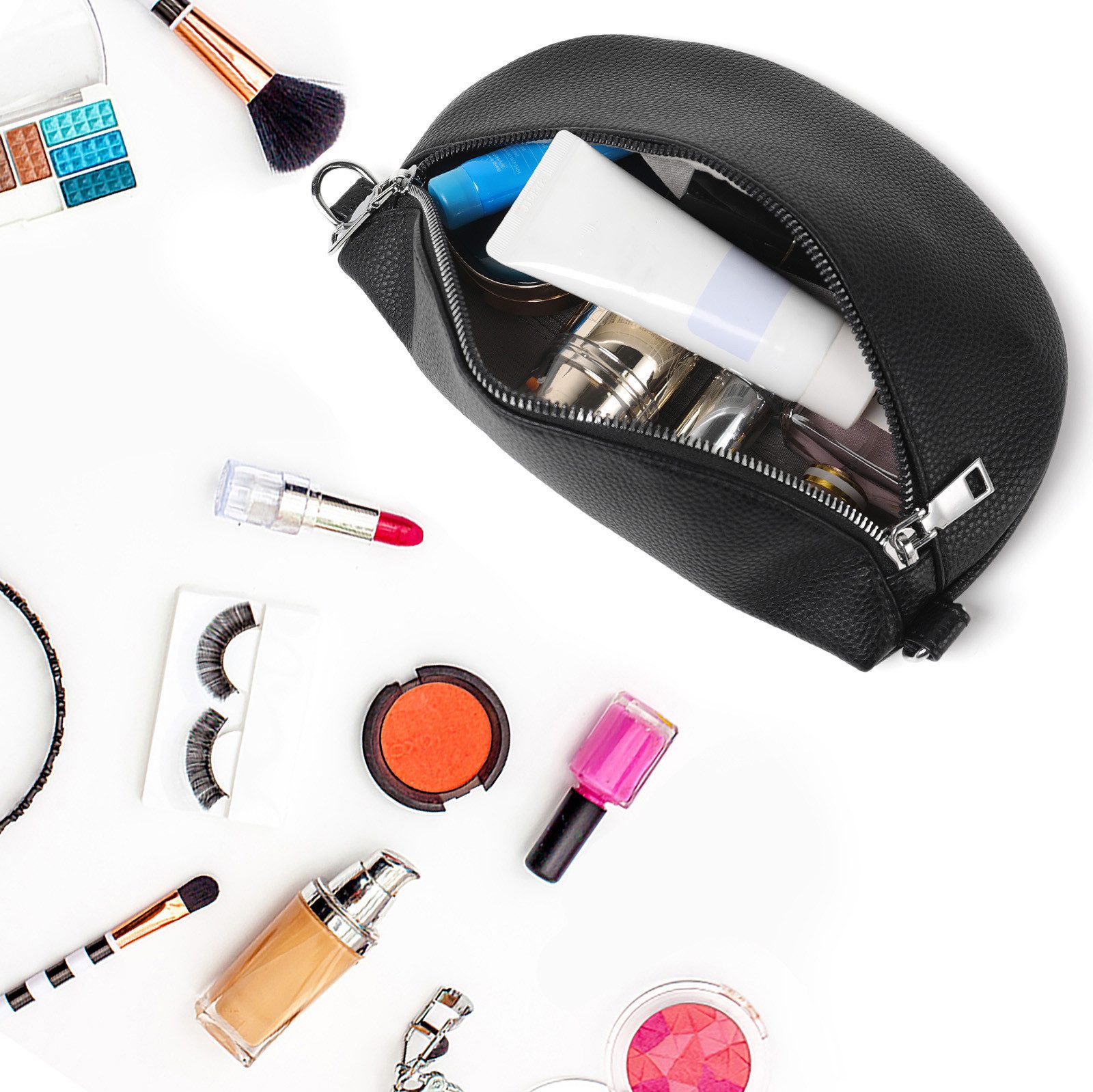 TAN.TOMI Schultertasche Damen Bauchtasche Gürteltasche Umhängetasche Crossbody-Bag Hüfttasche, als Schultertasche tragbar mit Verstellbare Schultergurte