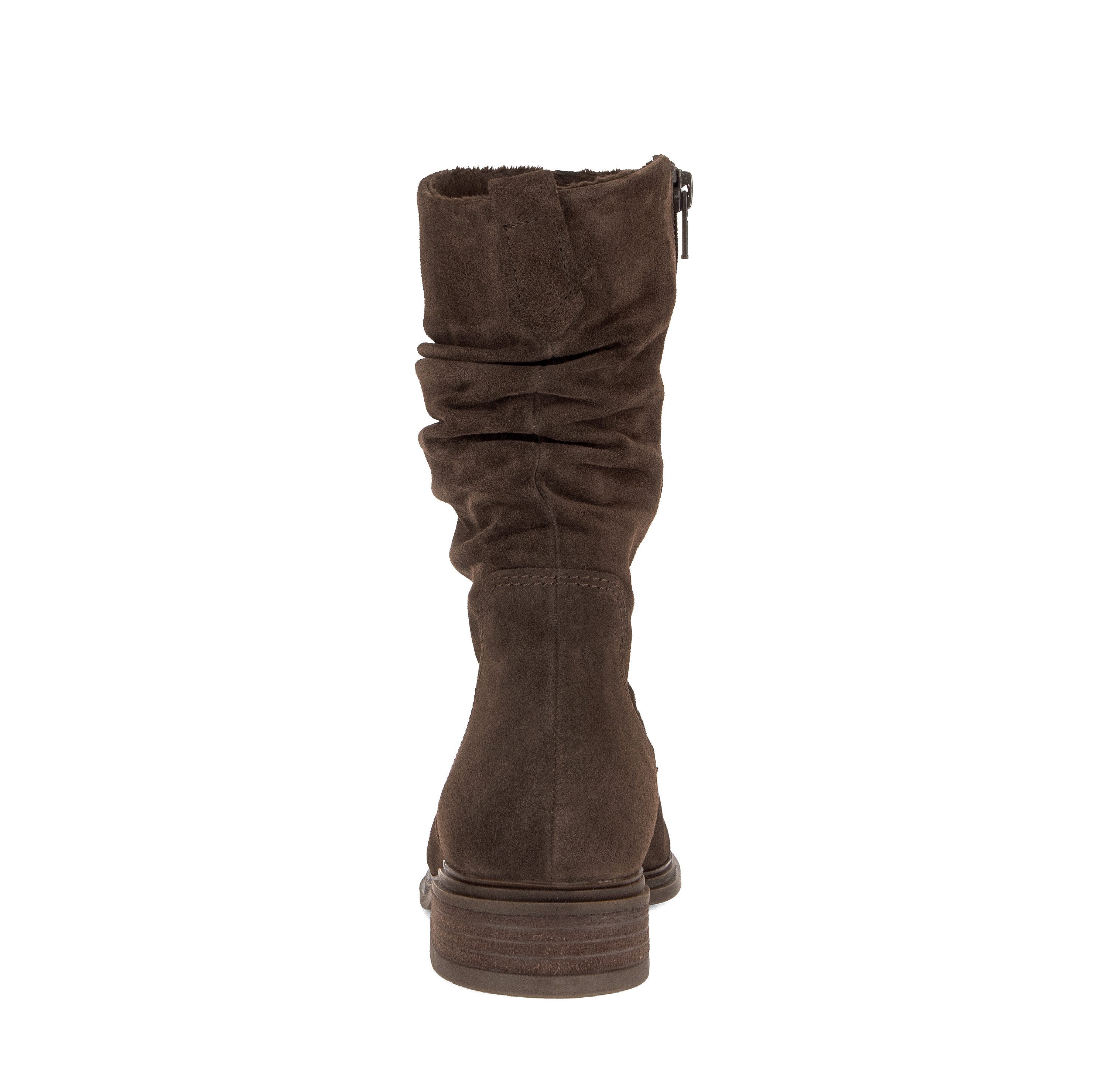 Gabor Stiefelette Blockabsatz, Kurzstiefel mit Innenreißverschluss, G-Weite