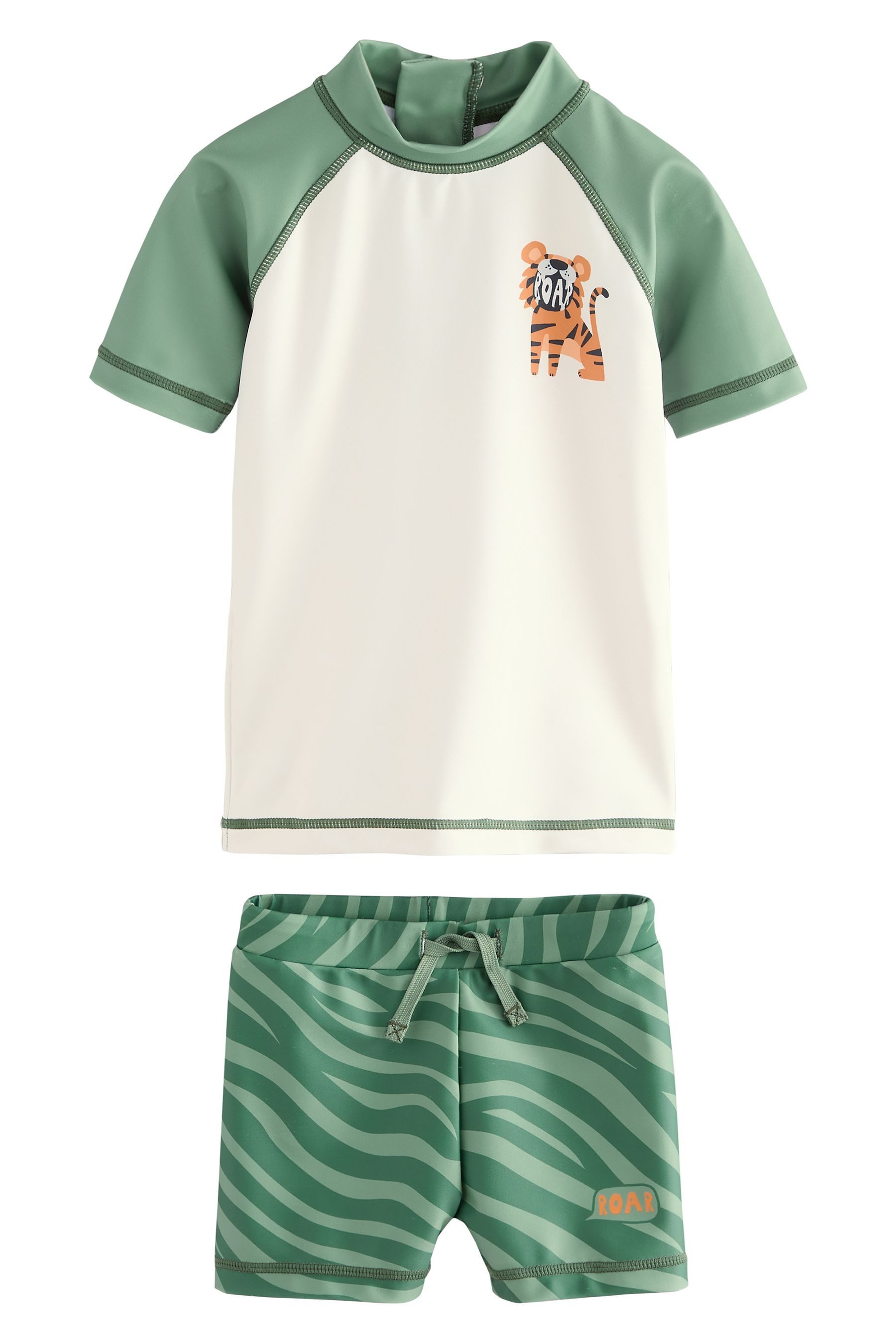 Next Badeanzug Sonnenschutztop und Shorts im günstig online kaufen