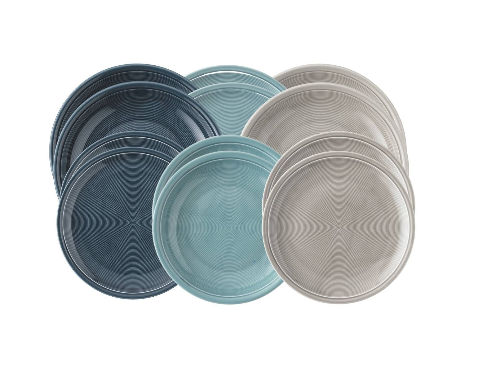 Thomas Porzellan Tafelservice Trend Colour Tafelset kombiniert 12tlg, Porzellan