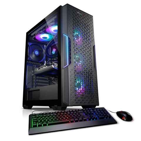 Kiebel Cobra V Gaming-PC (AMD Ryzen 9 AMD Ryzen 9 5900X, RTX 4060, 32 GB RAM, 1000 GB SSD, Wasserkühlung, RGB-Beleuchtung, WLAN)