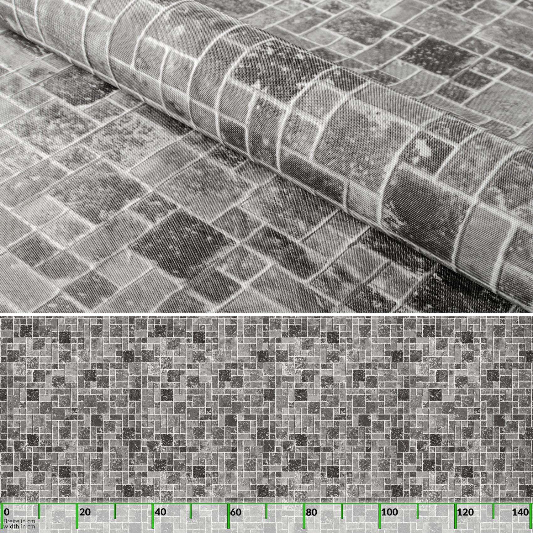 ANRO Tischdecke Wachstuchtischdecke Gartentischdecke Wachstischdecke (Einzelstück 1-tlg), Geprägt 140x100cm wasserabweisend