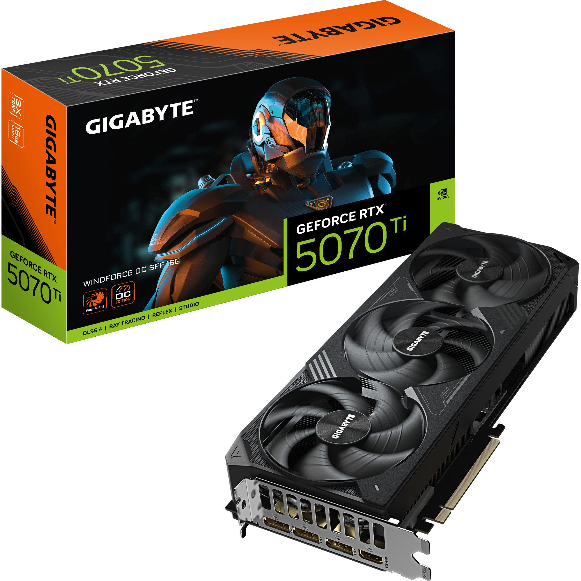 GIGABYTE GeForce RTX 5070 Ti WINDFORCE OC SFF 16G, Grafikkarte