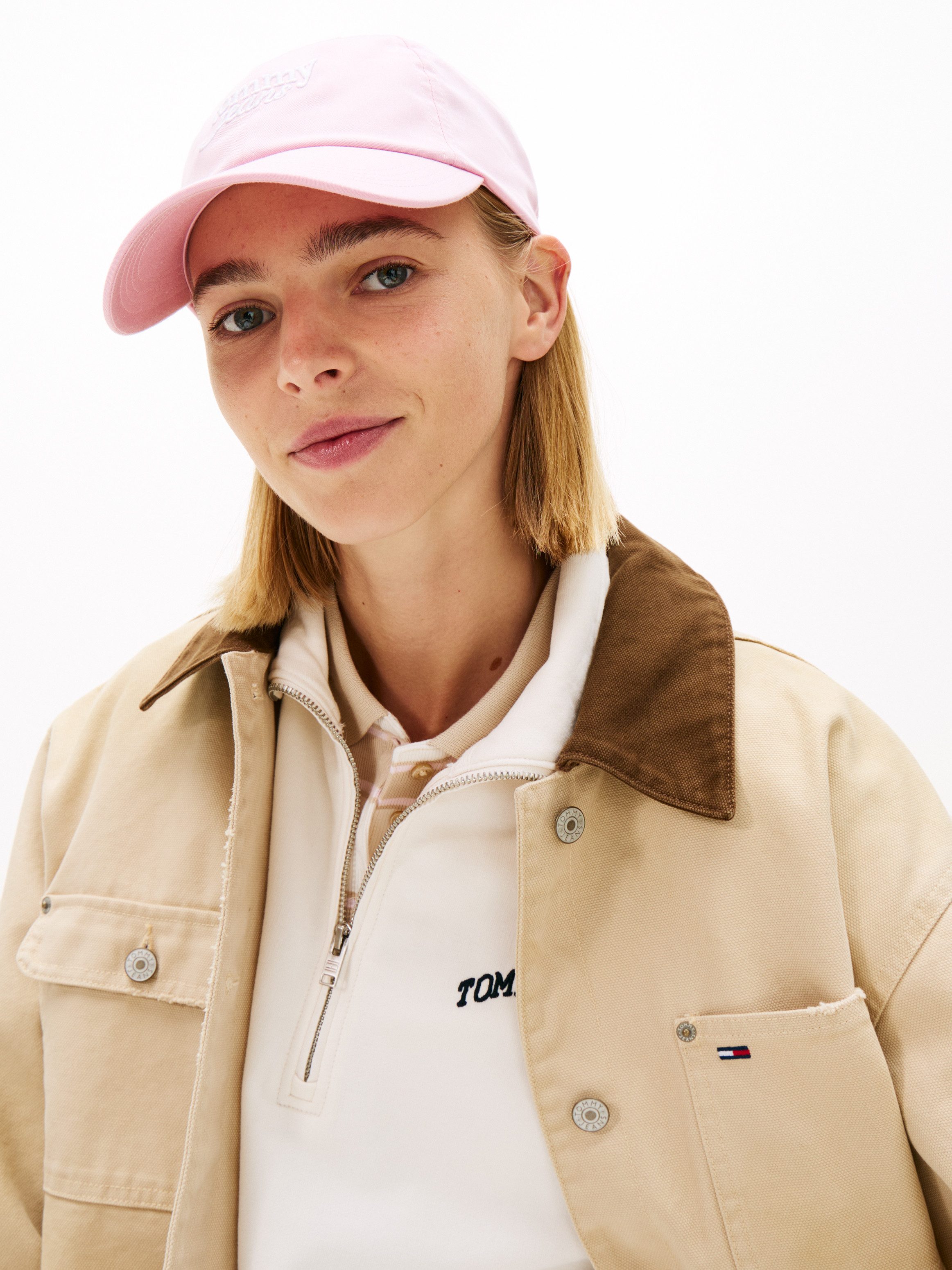 Tommy Jeans Baseball Cap TJW SCRIPT LOGO Regular fit mit festem Schirm günstig online kaufen