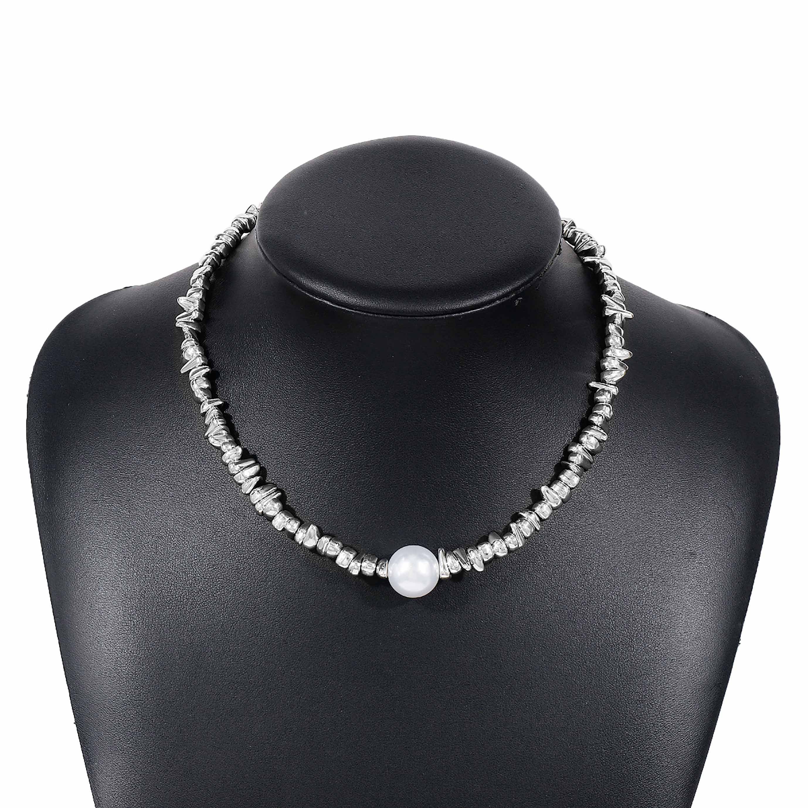 SRRINM Choker Perlen kreative Schlüsselbein Kette Halskette | Halsbänder