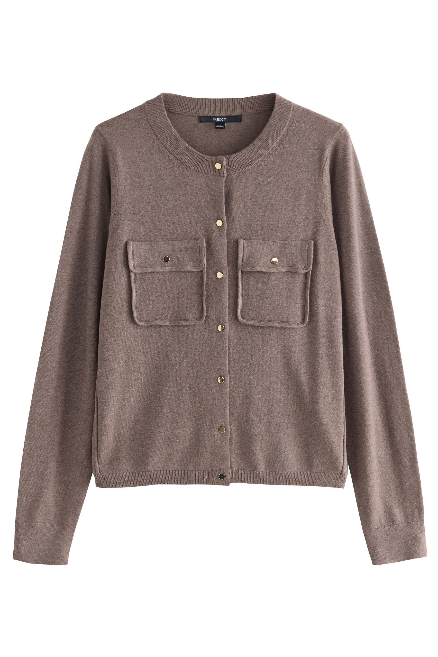 Next Strickjacke Weiche Strickjacke mit Fronttasche günstig online kaufen