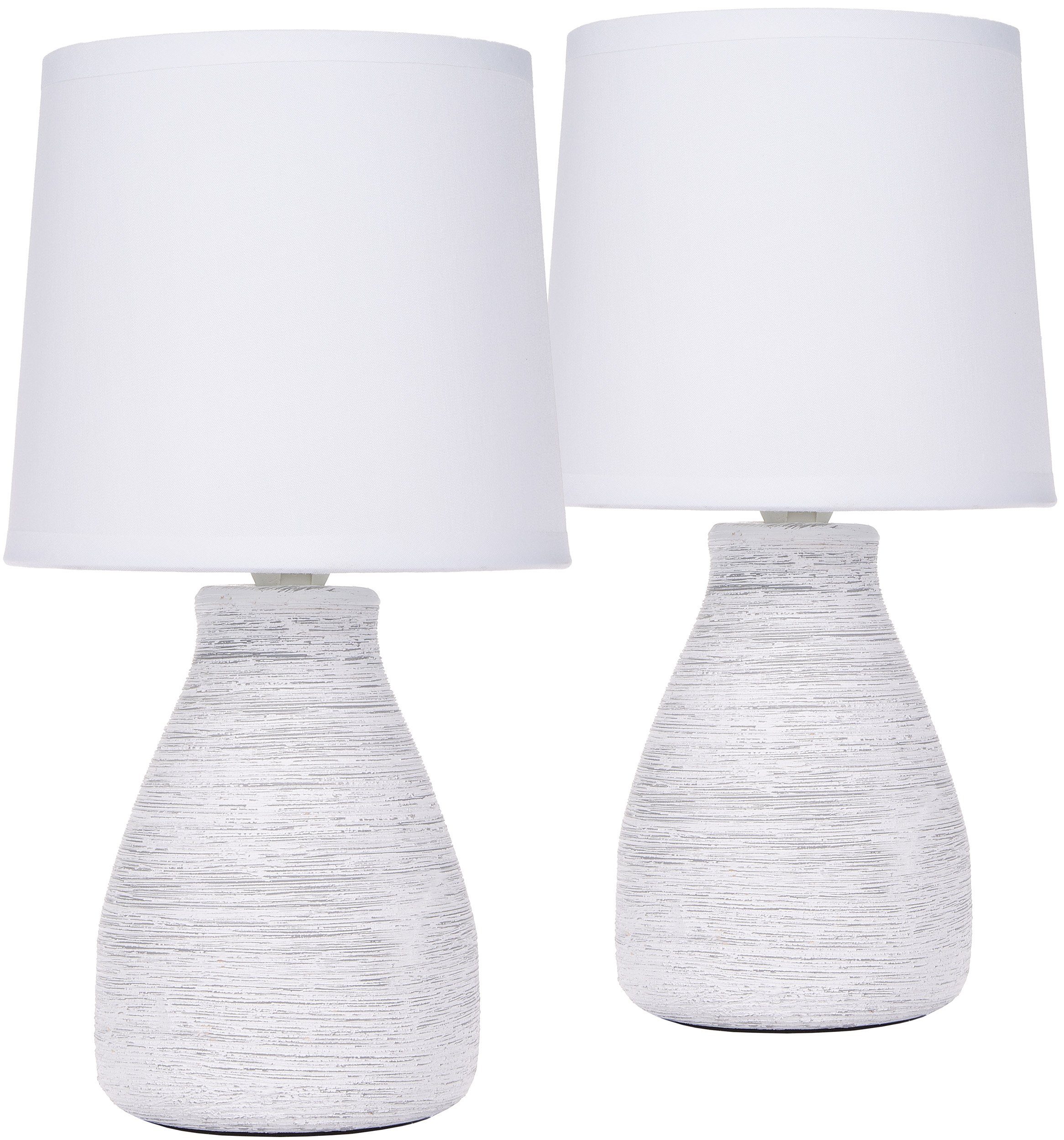 BRUBAKER Tischleuchte Landhaus Shabby Chic, Designer günstig online kaufen