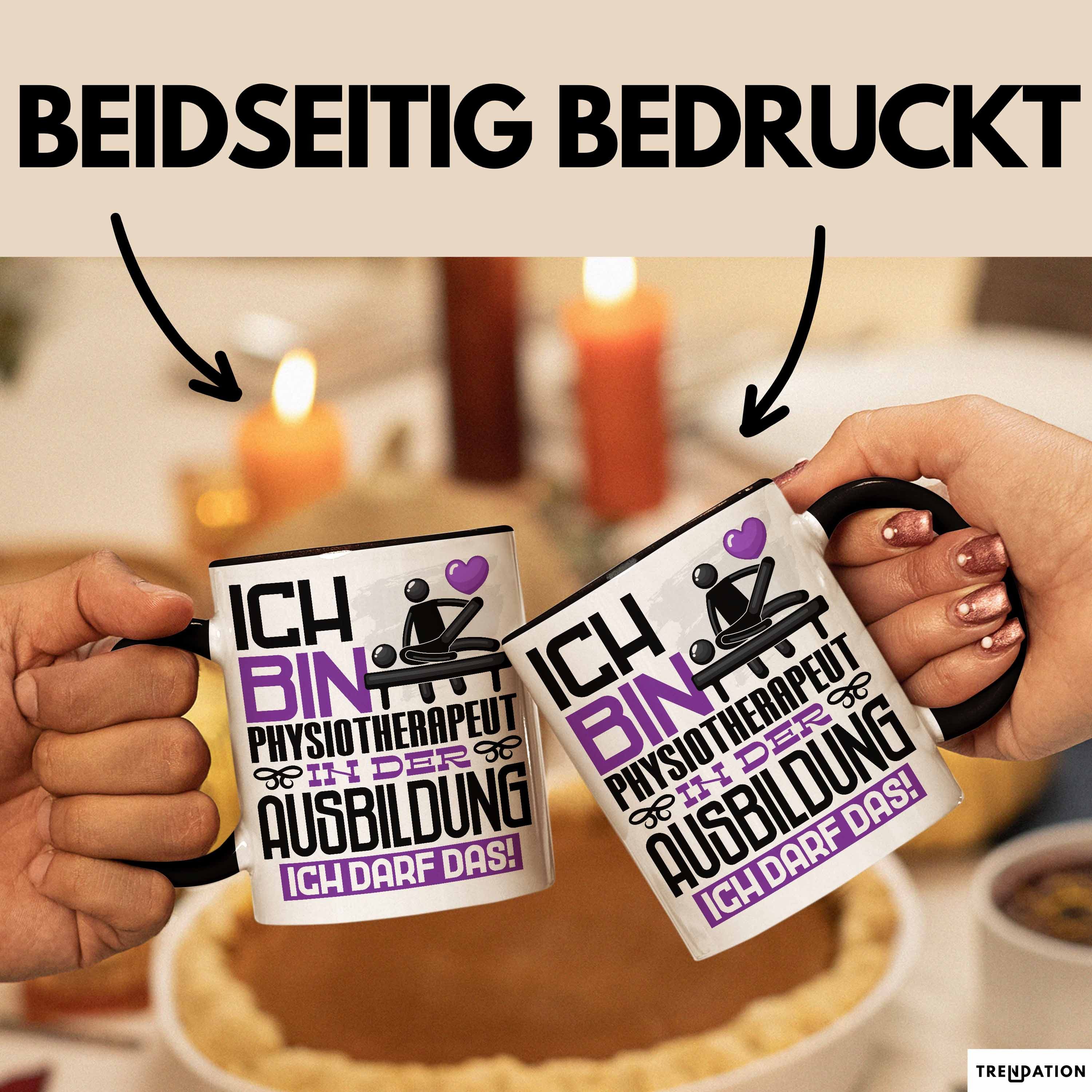 Trendation Tasse Physiotherapeut Ausbildung Tasse Geschenk Ich Bin Physiotherapeut In D – Bild 2 von 5