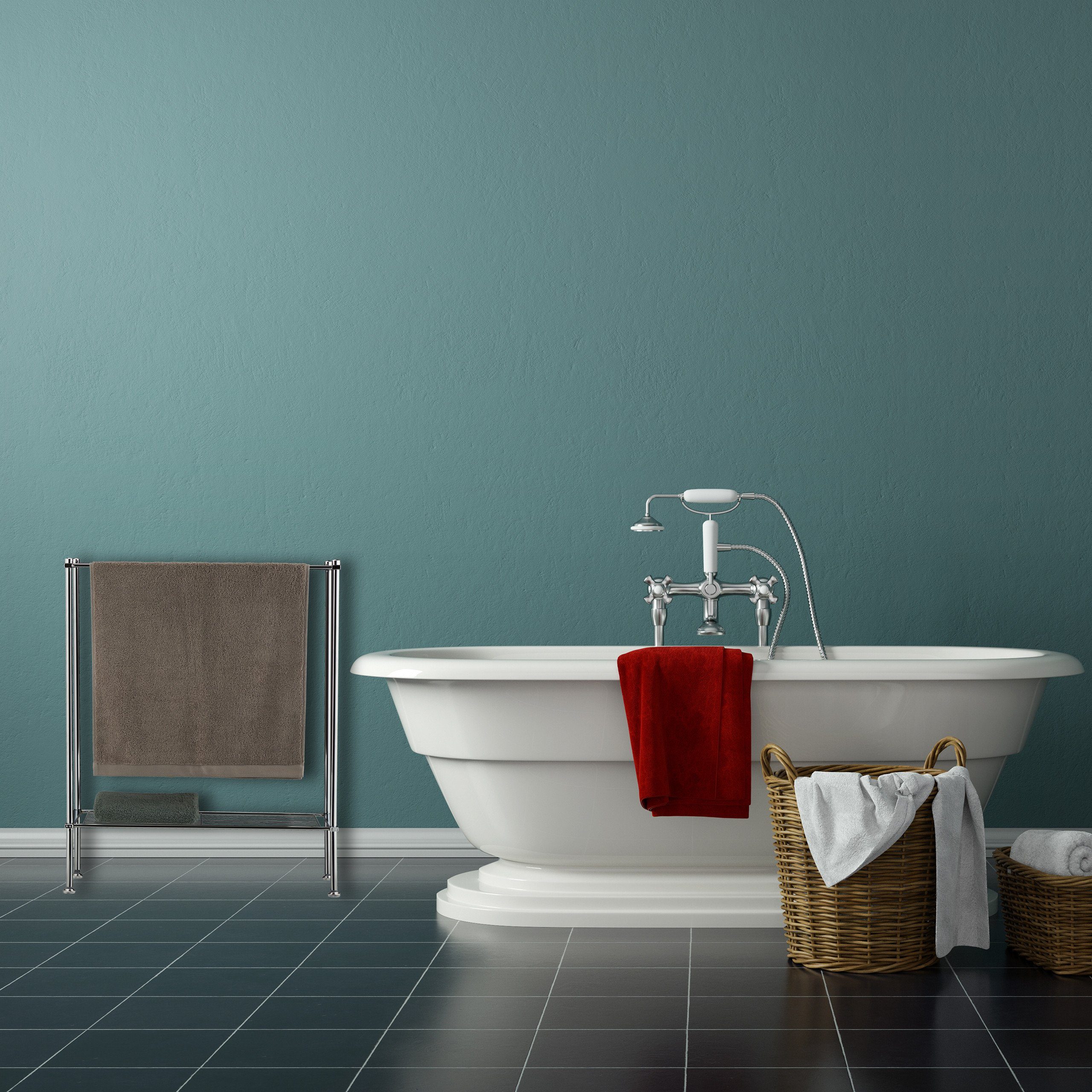 relaxdays Handtuchständer Handtuchhalter Chrom günstig online kaufen