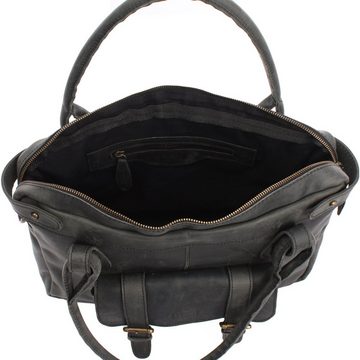 LECONI Schultertasche Henkeltasche Damentasche Handtasche Leder LE0050