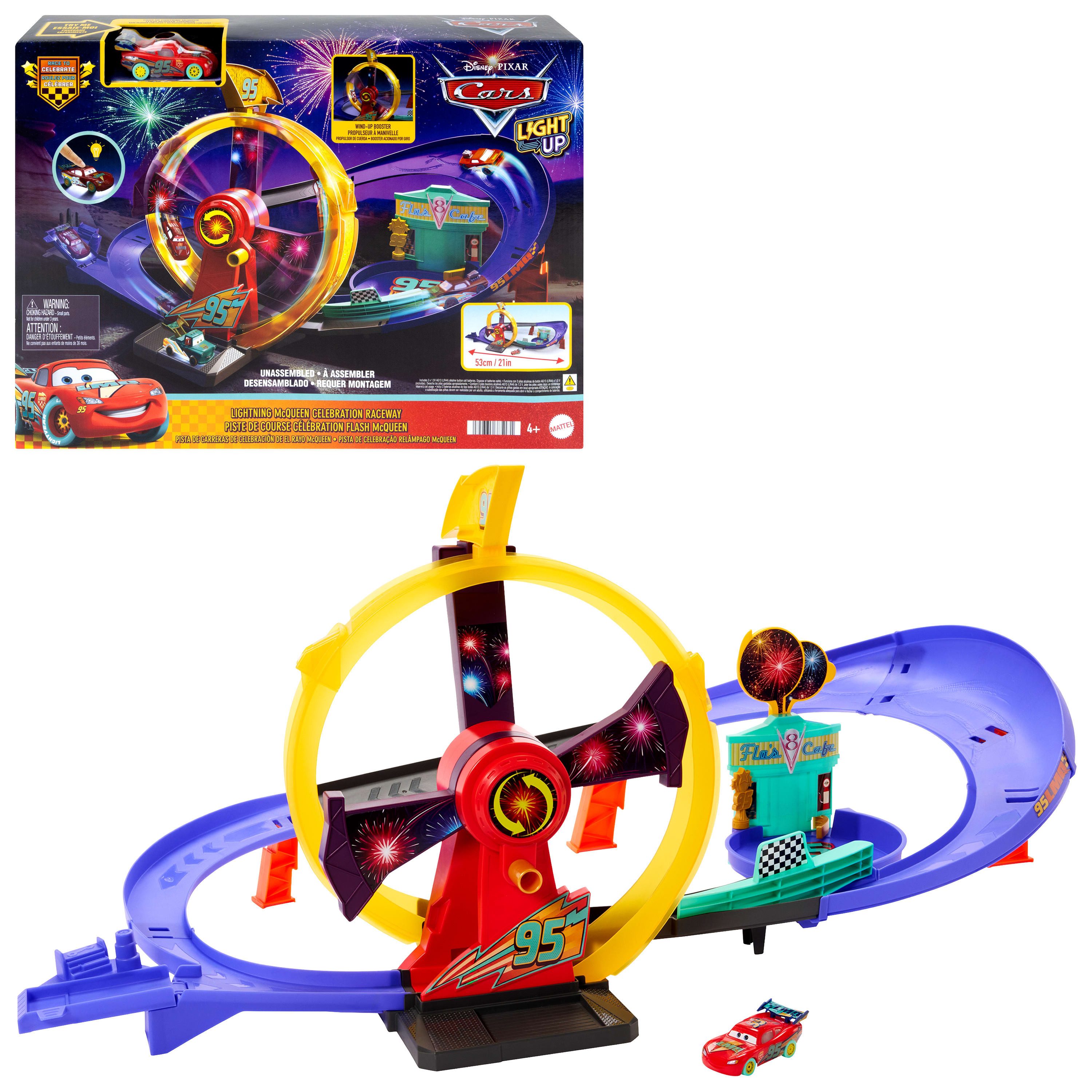 Autorennbahn Disney Pixar Cars, Lightning McQueen Celebration Rennstrecke