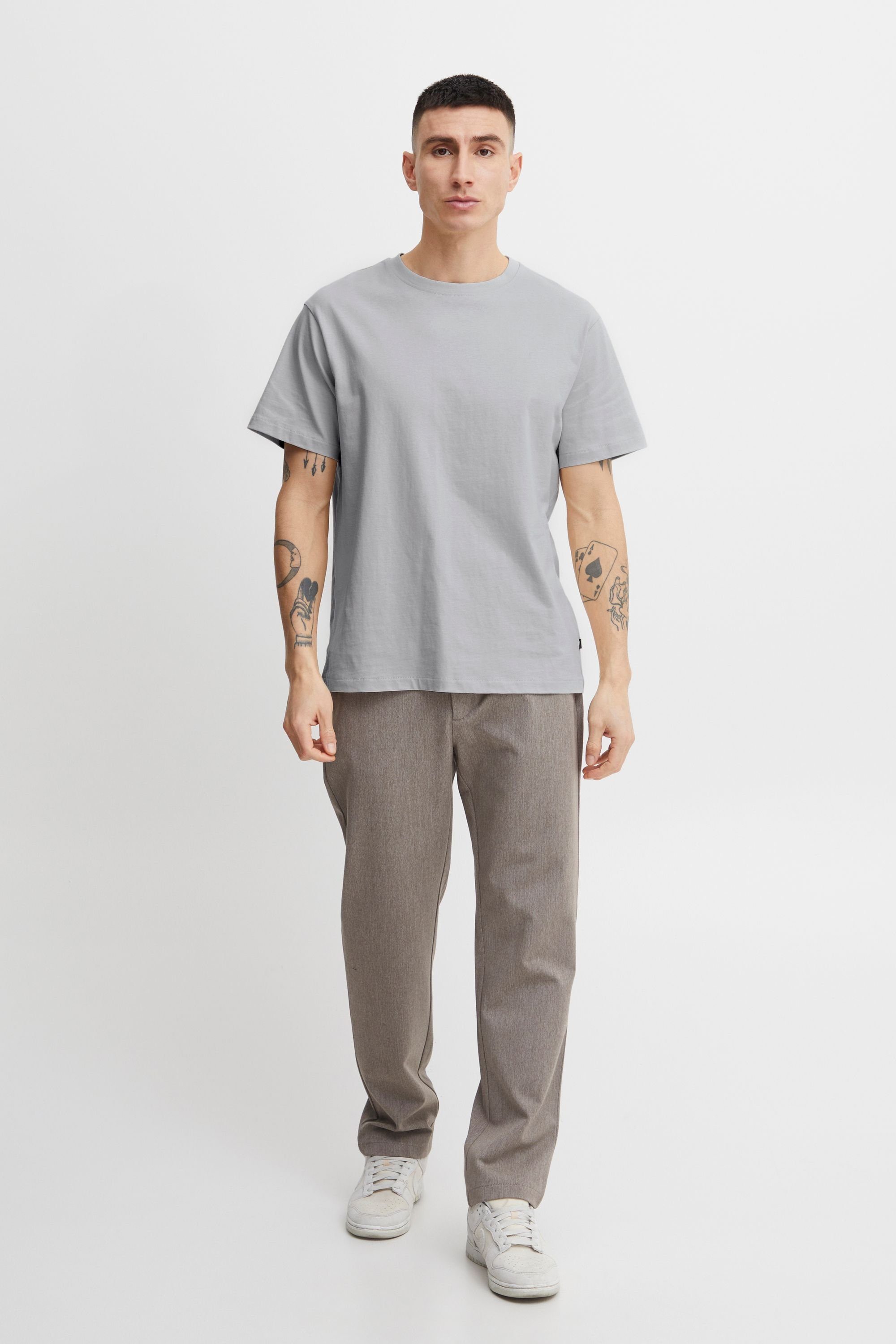 Grey 21107195 !Solid Melange SDCadel SS T-Shirt Light (1541011)