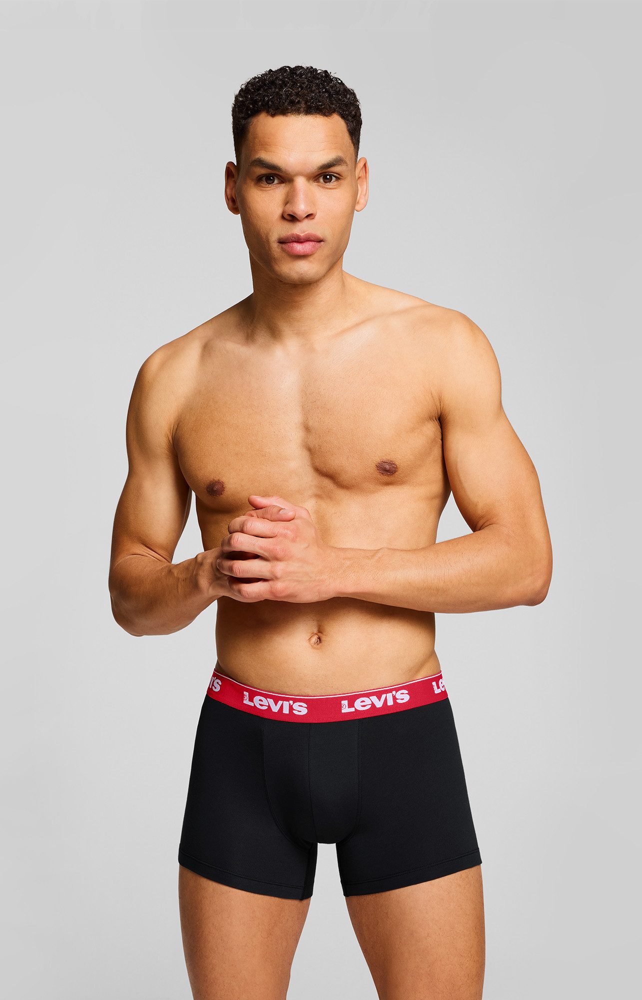 Levi's® Boxershorts LEVIS MEN REPEAT LOGO BOXER BRIEF 3P (3er Pack)