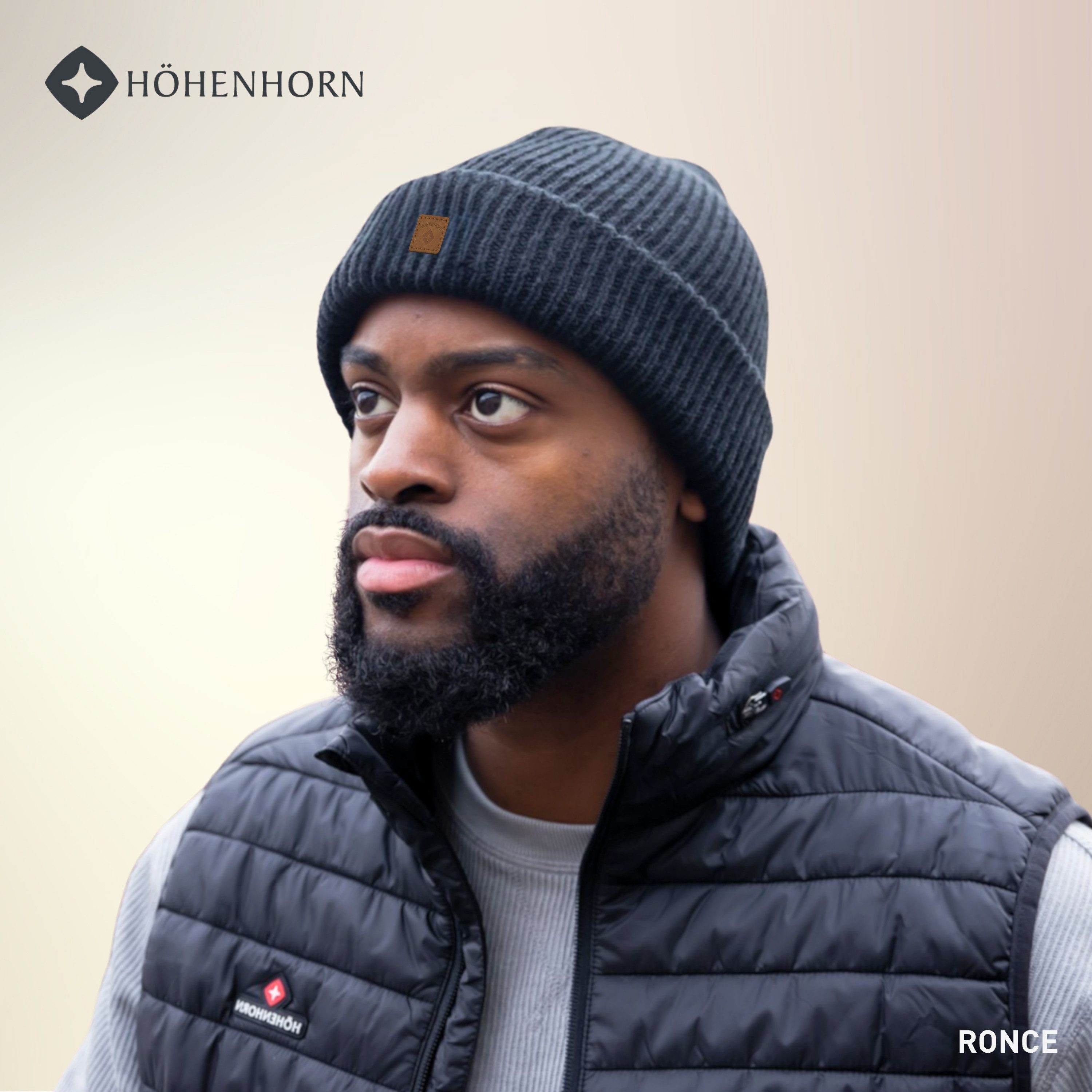 Höhenhorn Beanie Ronce Knitted Wintermütze Unisex Herren Damen Mütze Strickmütze – Bild 4 von 4