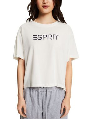 Esprit Pyjamaoberteil Pyjama-T-Shirt mit Logo