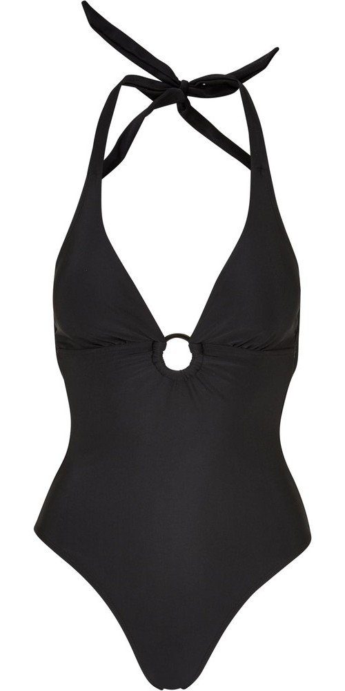 Urban Classics Vestito da Donna in Cotone Riciclato, Nero, XS