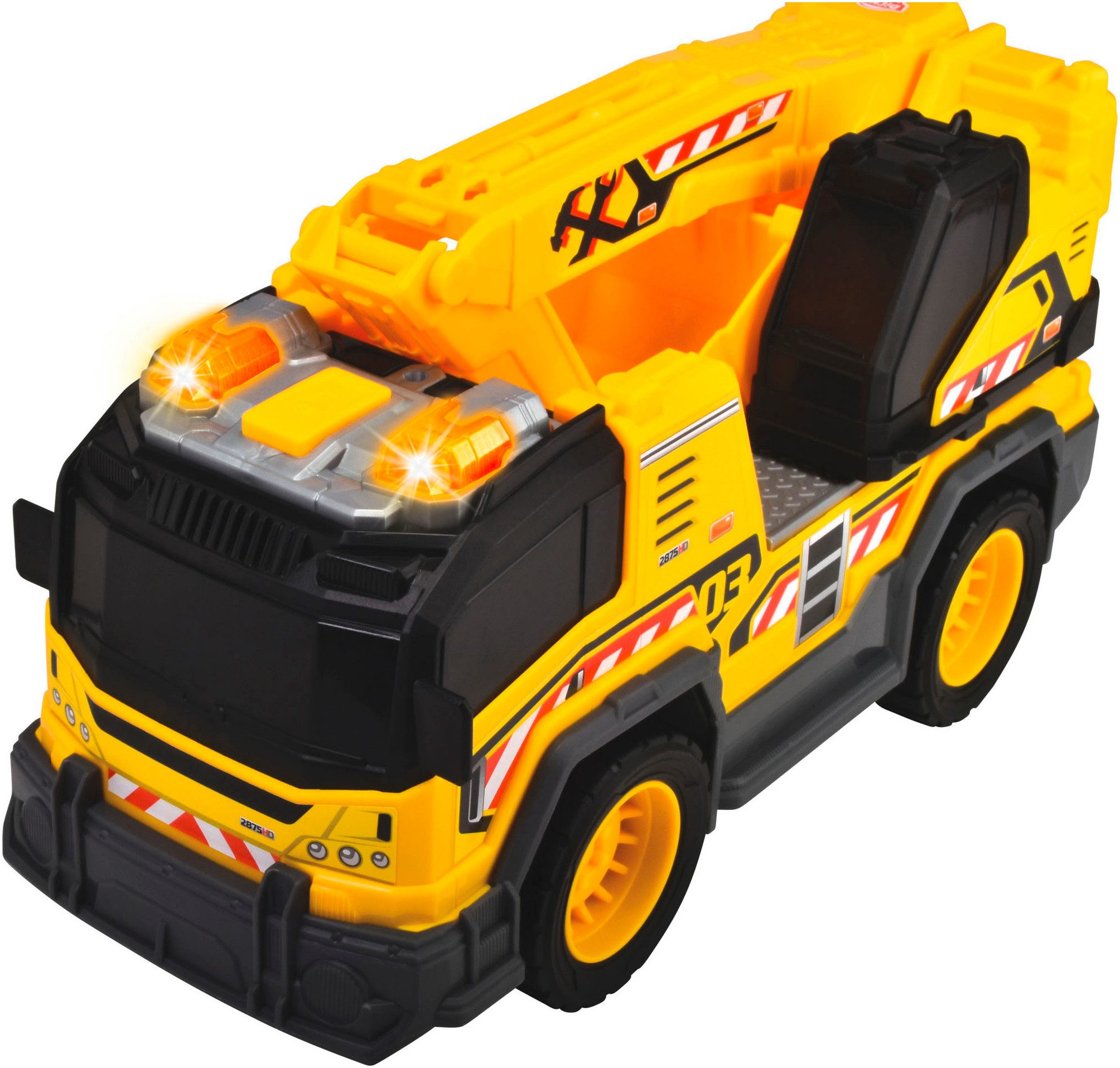 Dickie Toys Spielzeug-Baumaschine Excavator Truck, mit Licht und Sound