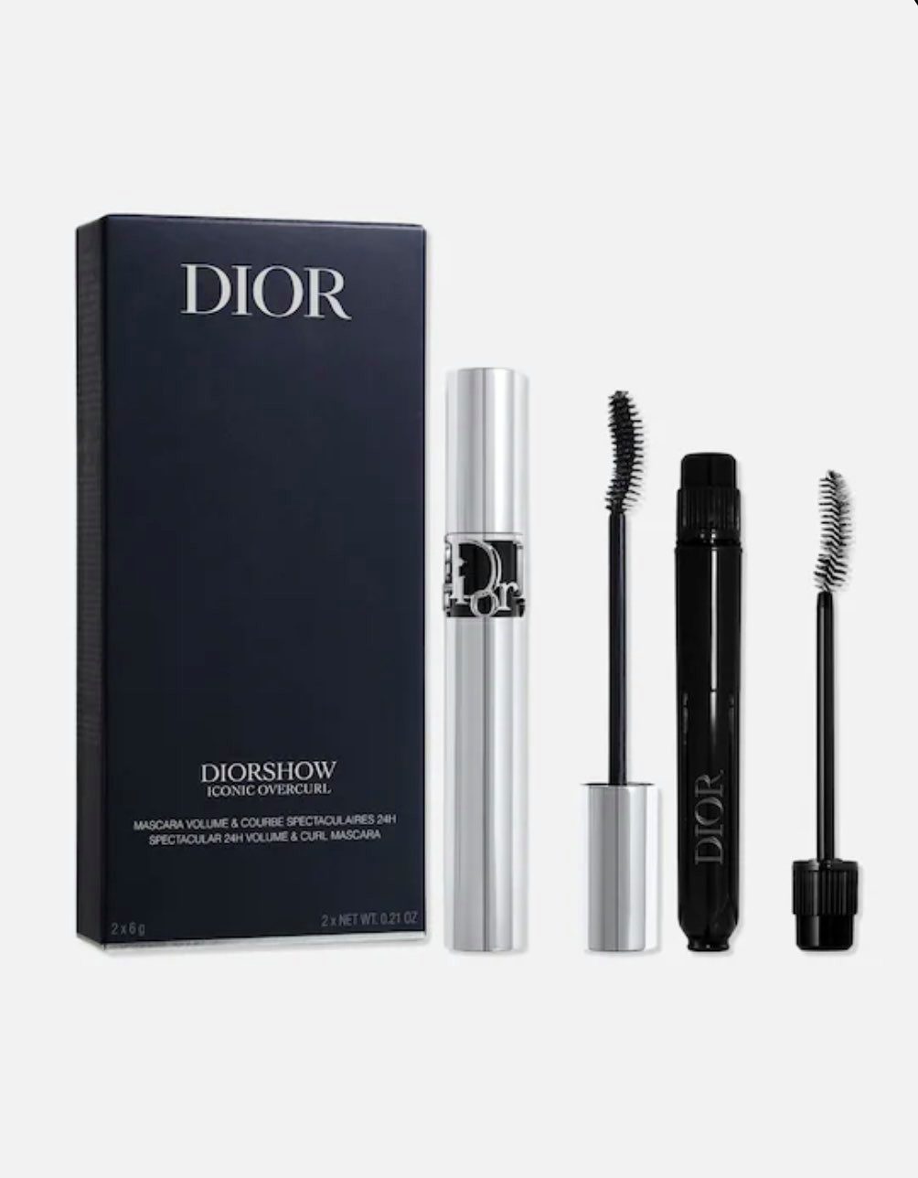 Dior Augen-Make-Up-Set Dior Diorshow Iconic Overcurl Mascara Refill Set, 2-tlg.