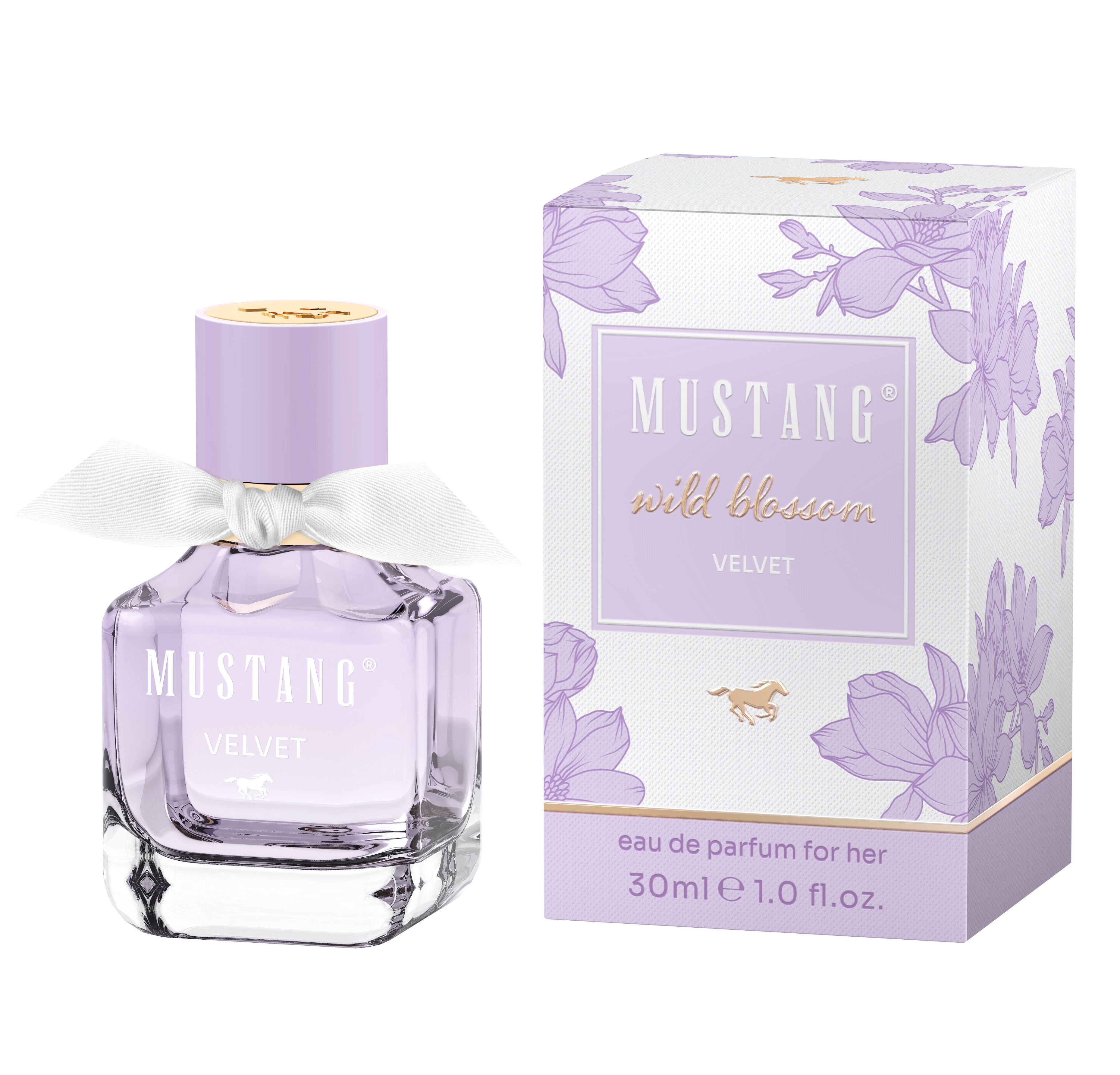 MUSTANG Eau de Parfum WILD BLOSSOM VELVET FOR HER EDP, 30 ml