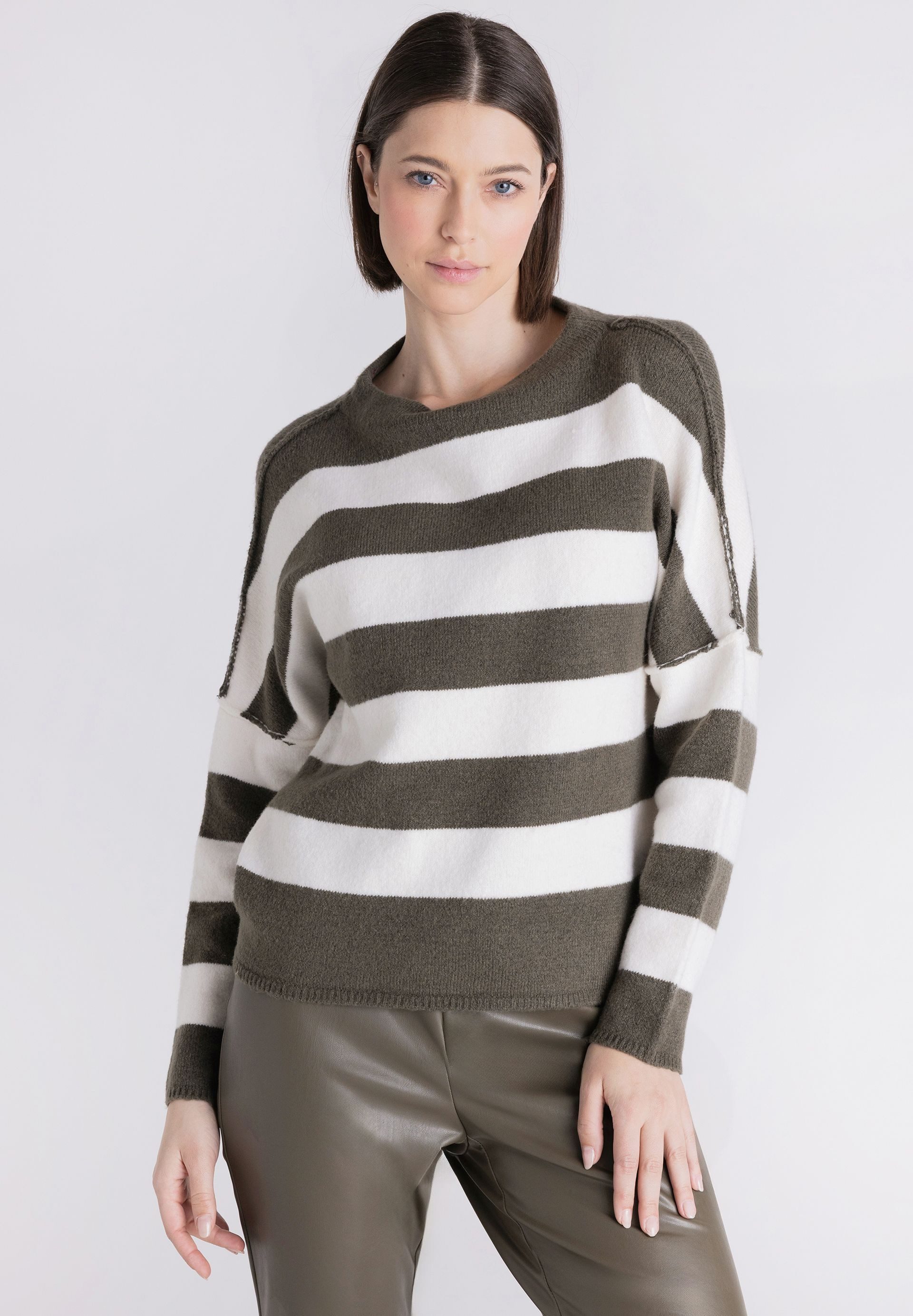 TUZZI Strickpullover mit Rippbündchen