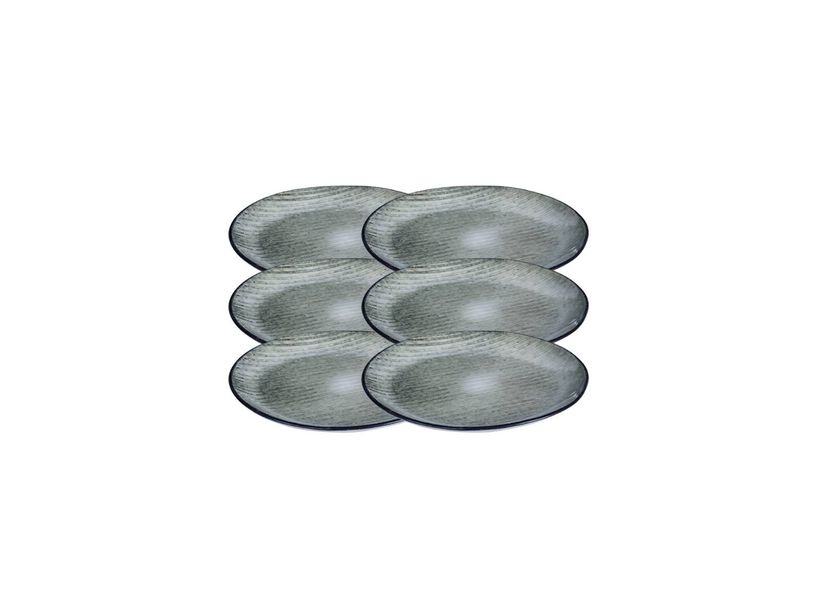 Broste Copenhagen Тарелки-Set NORDIC SEA Dessertteller 20 cm Set6, Steinzeug