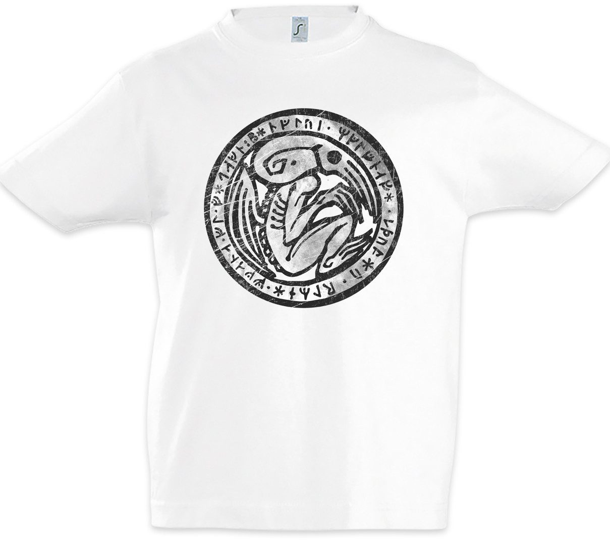 Print-Shirt Cthulhu Patch Kinder T-Shirt Horror Arkham H. P. Lovecraft Miskatonic