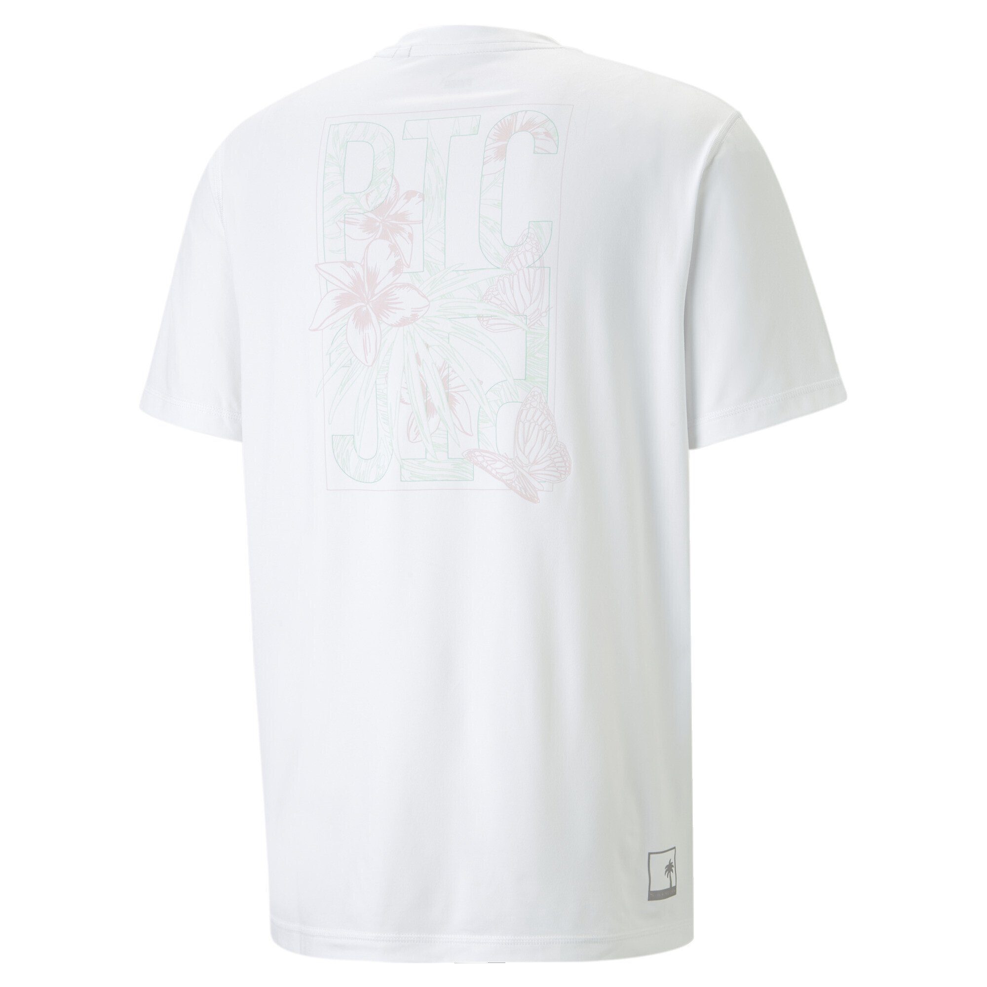 Herren Palm x Golf-T-Shirt White Crew Paradise Tree Bright PUMA PUMA T-Shirt