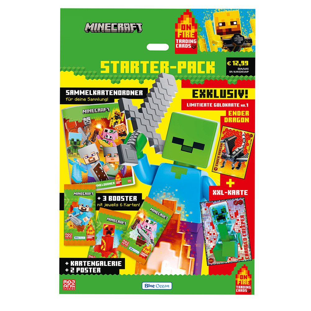 Blue Ocean Sammelkarte Minecraft S3 Cards - 1 Starter + collect-it Hüllen