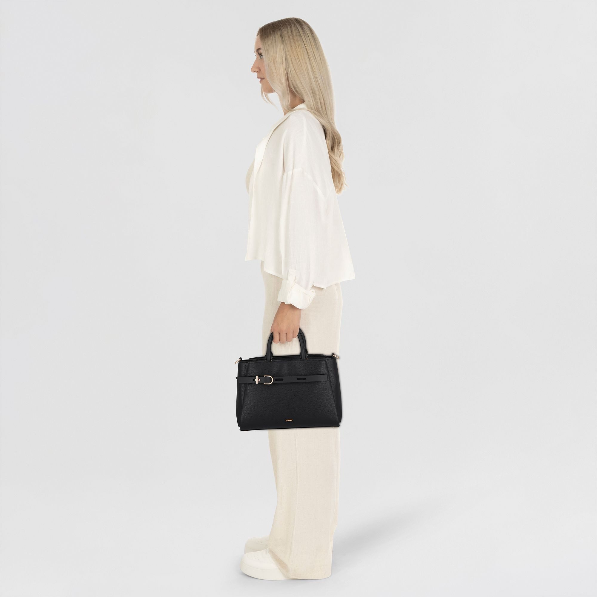 DKNY Henkeltasche Onyx, Leder