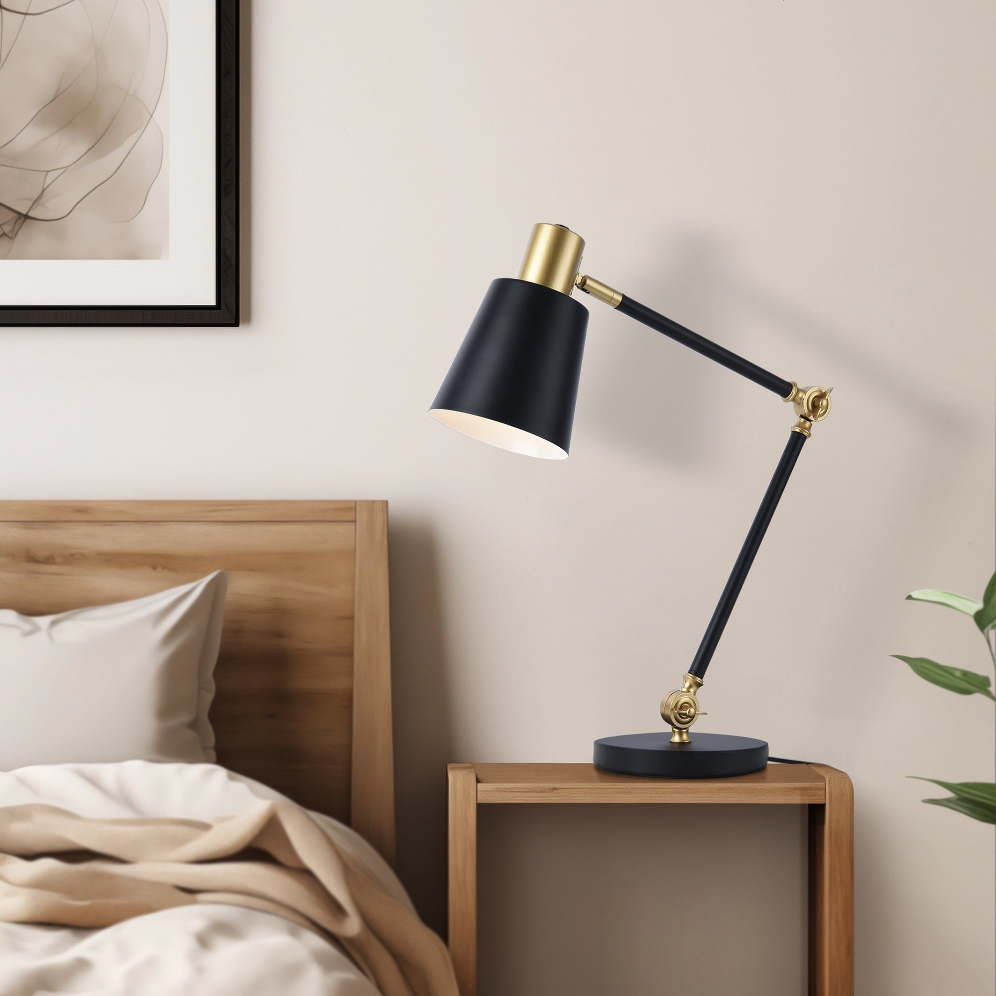 lux.pro Tischleuchte, ohne Leuchtmittel, »Abergele« 1 günstig online kaufen