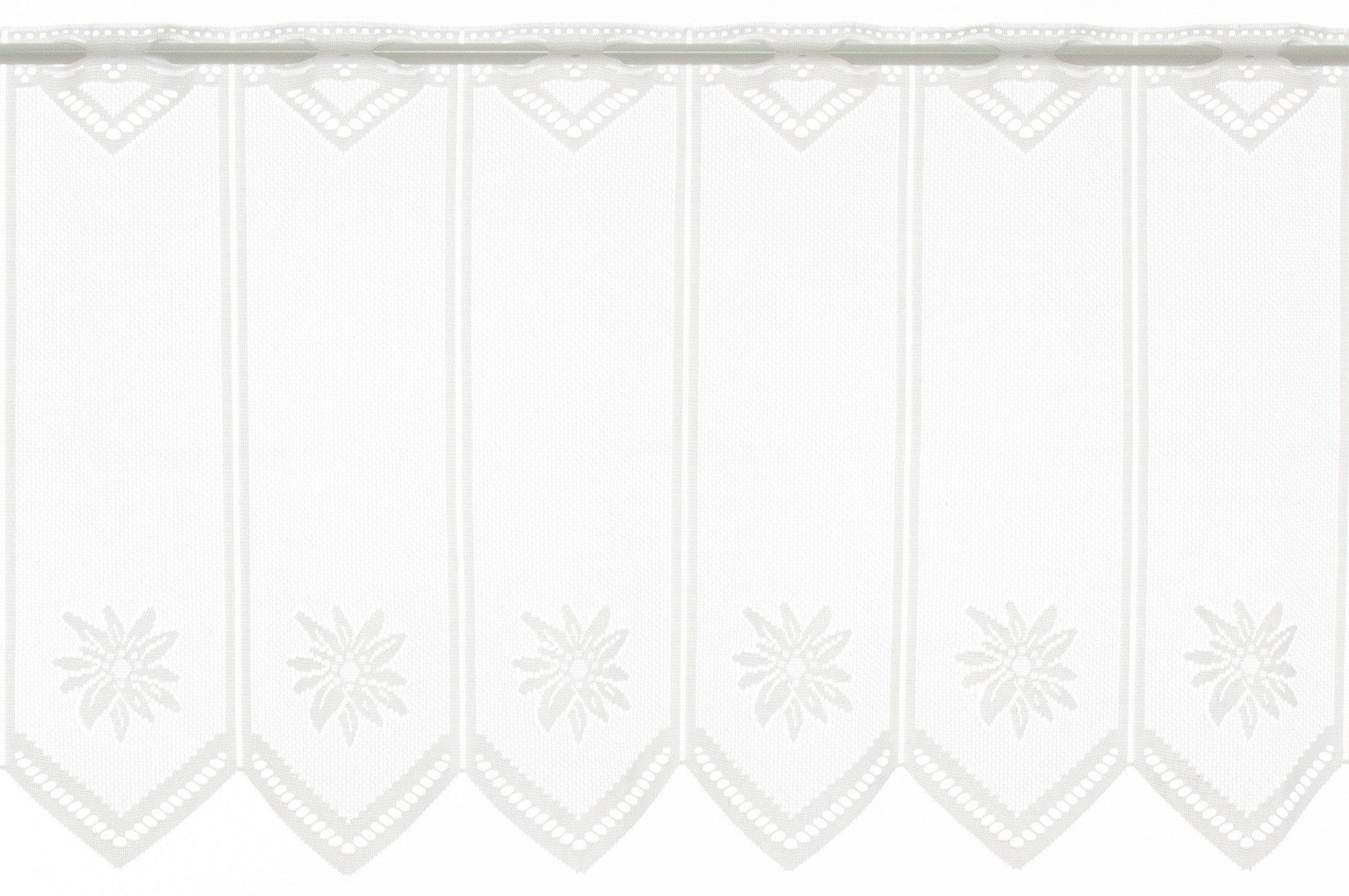 Gardinen Kranzusch Scheibengardine nach Maß Jacquard günstig online kaufen