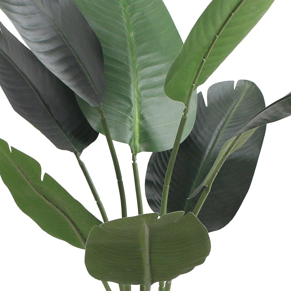 Kunstpflanze Bananenbaum Bananenstaude 115 Künstliche cm Kunstpflanze Decovego Pflanze Decovego