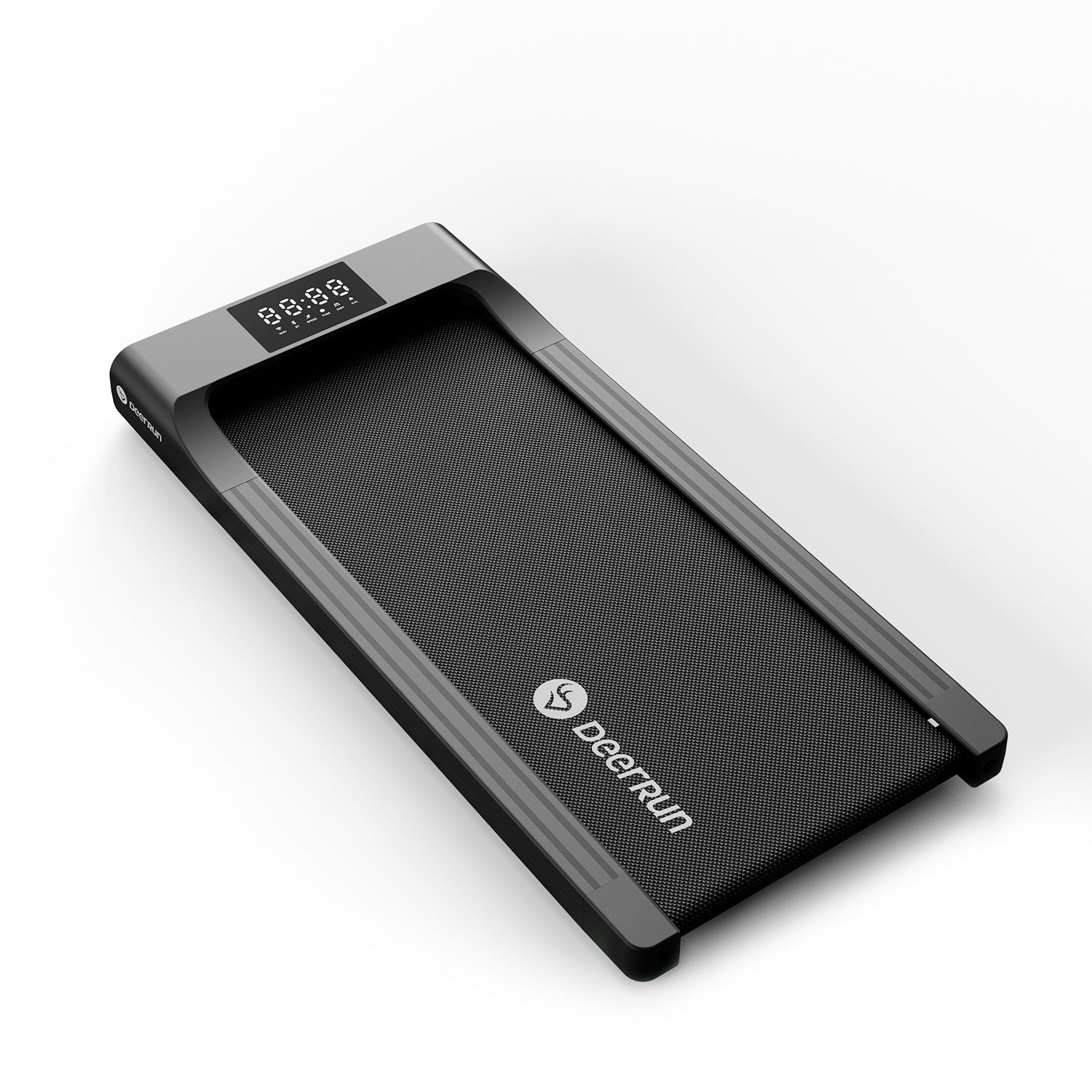 DEERRUN Laufband Walking Pad 90cm Belt Laufband für Zuhause, mit Trainingseinheit, App (1-tlg., 1-6 km/h, 2,5 PS-Motor), Schreibtisch-Laufband, 2-in-1-Design, Kompakt & mobil