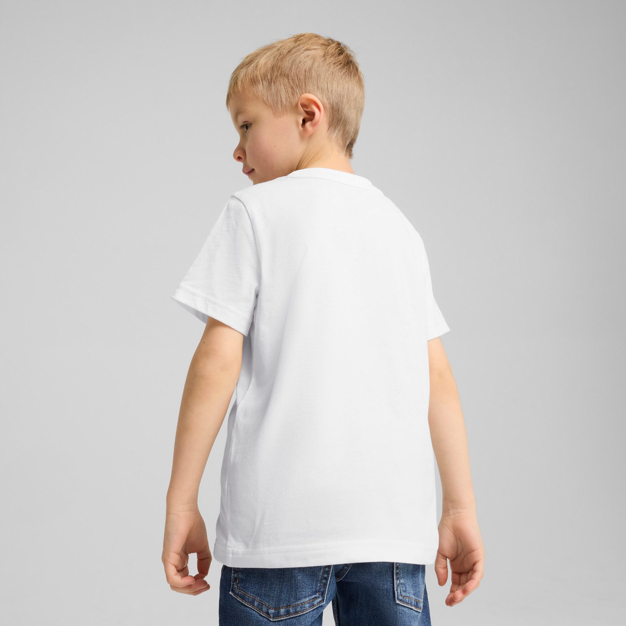 PUMA T-Shirt ESS NO 1 LOGO TEE PS Kurzarm, mit Rundhalsausschnitt, für Sportmode – Bild 2 von 5