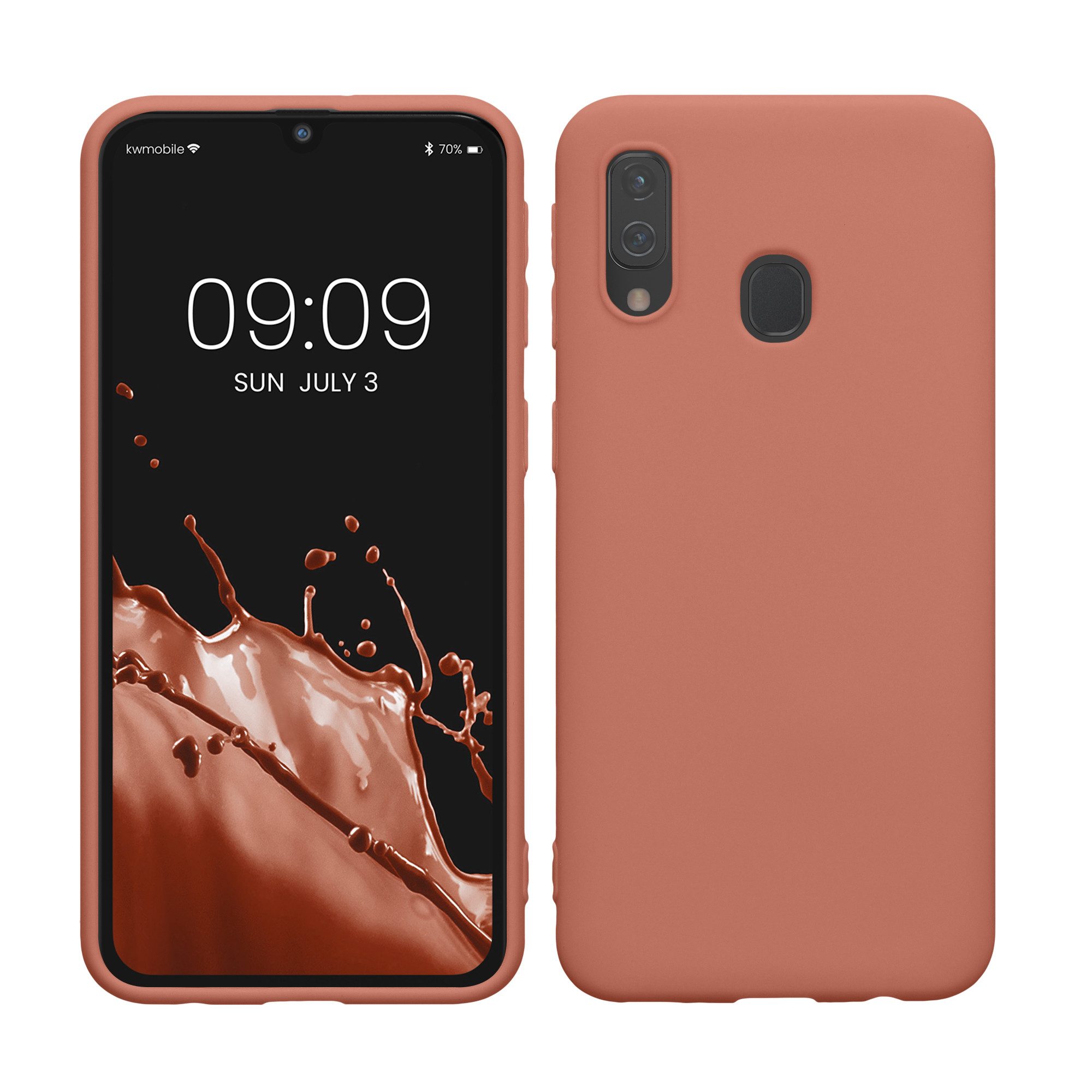 kwmobile Handyhülle Hülle für Samsung Galaxy A40, Hülle Silikon - Soft Handyhülle - Handy Case Cover