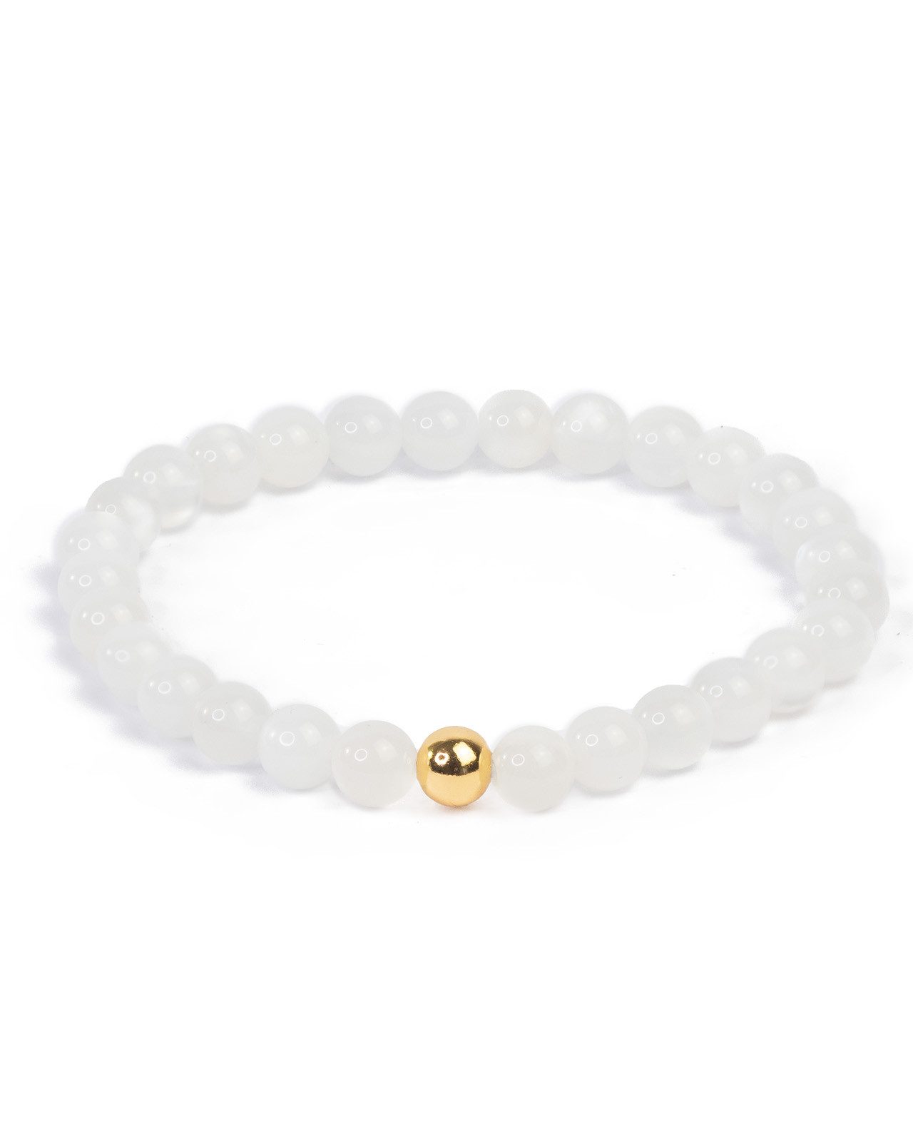 MayTree Armband Echter Mondstein 6mm, Geschenk günstig online kaufen
