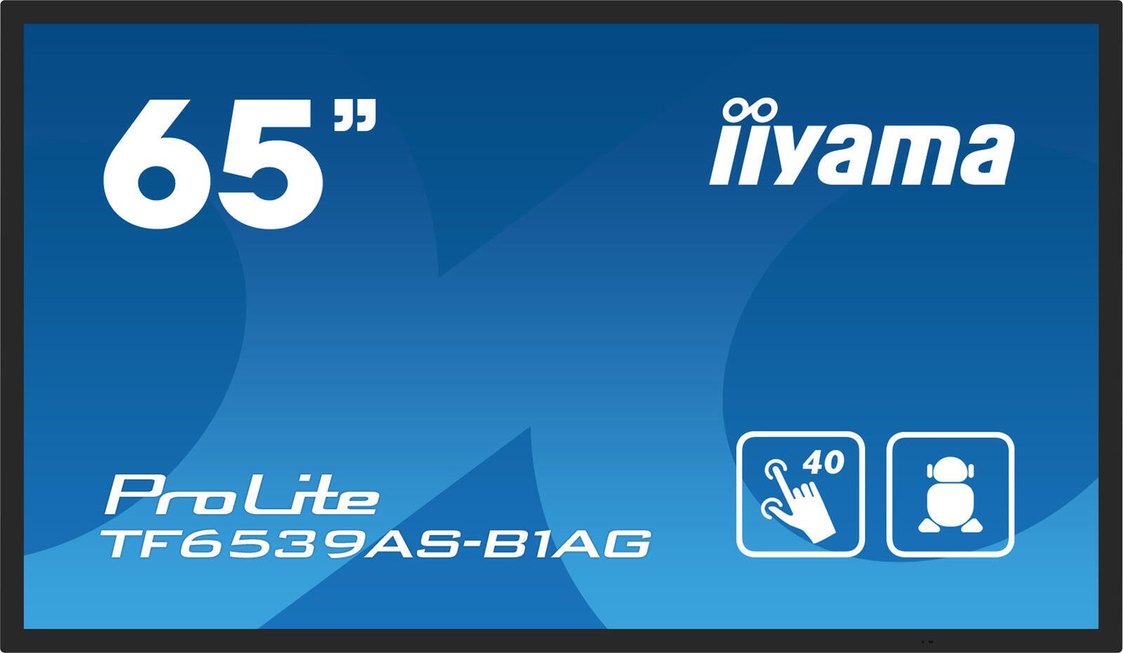 Iiyama iiyama TF6539AS-B1AG LED-Monitor (3840 x 2160, 8 ms Reaktionszeit, 60 Hz, IPS Panel)