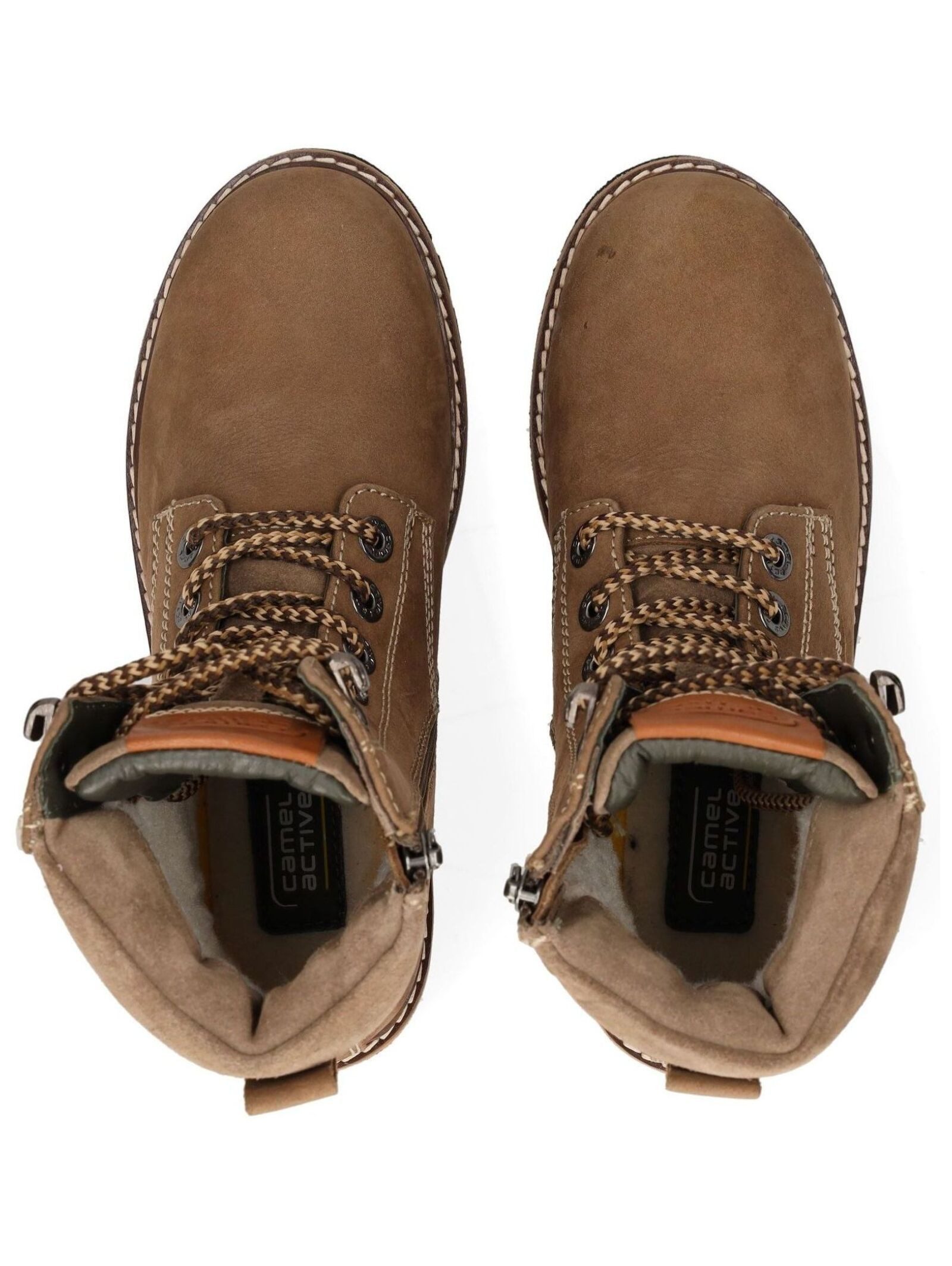camel active camel active Stiefelette Leder/Textil Schnürstiefelette