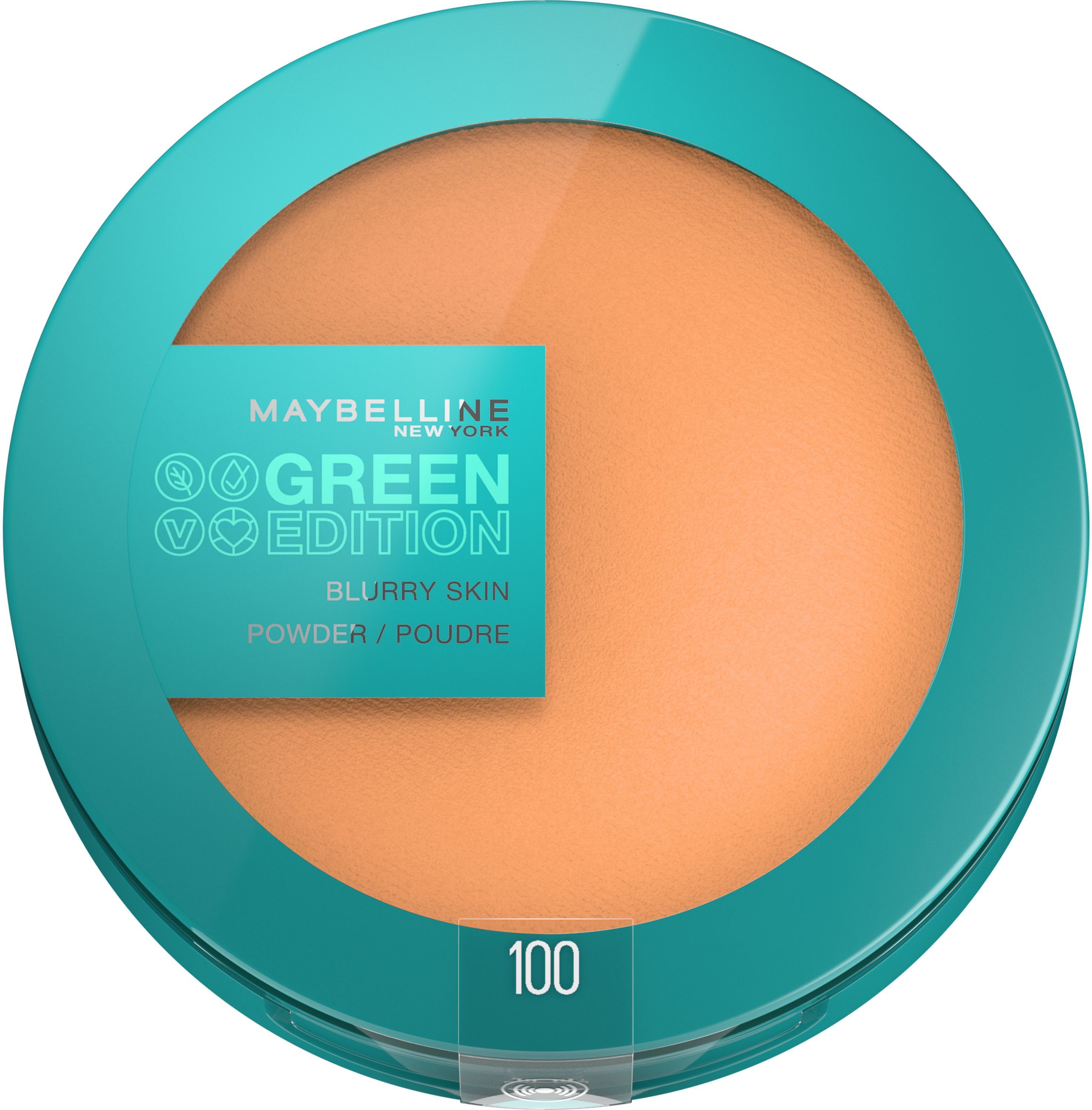 NEW Puder ED Green 100 POWDER Puder Edition GREEN MAYBELLINE YORK